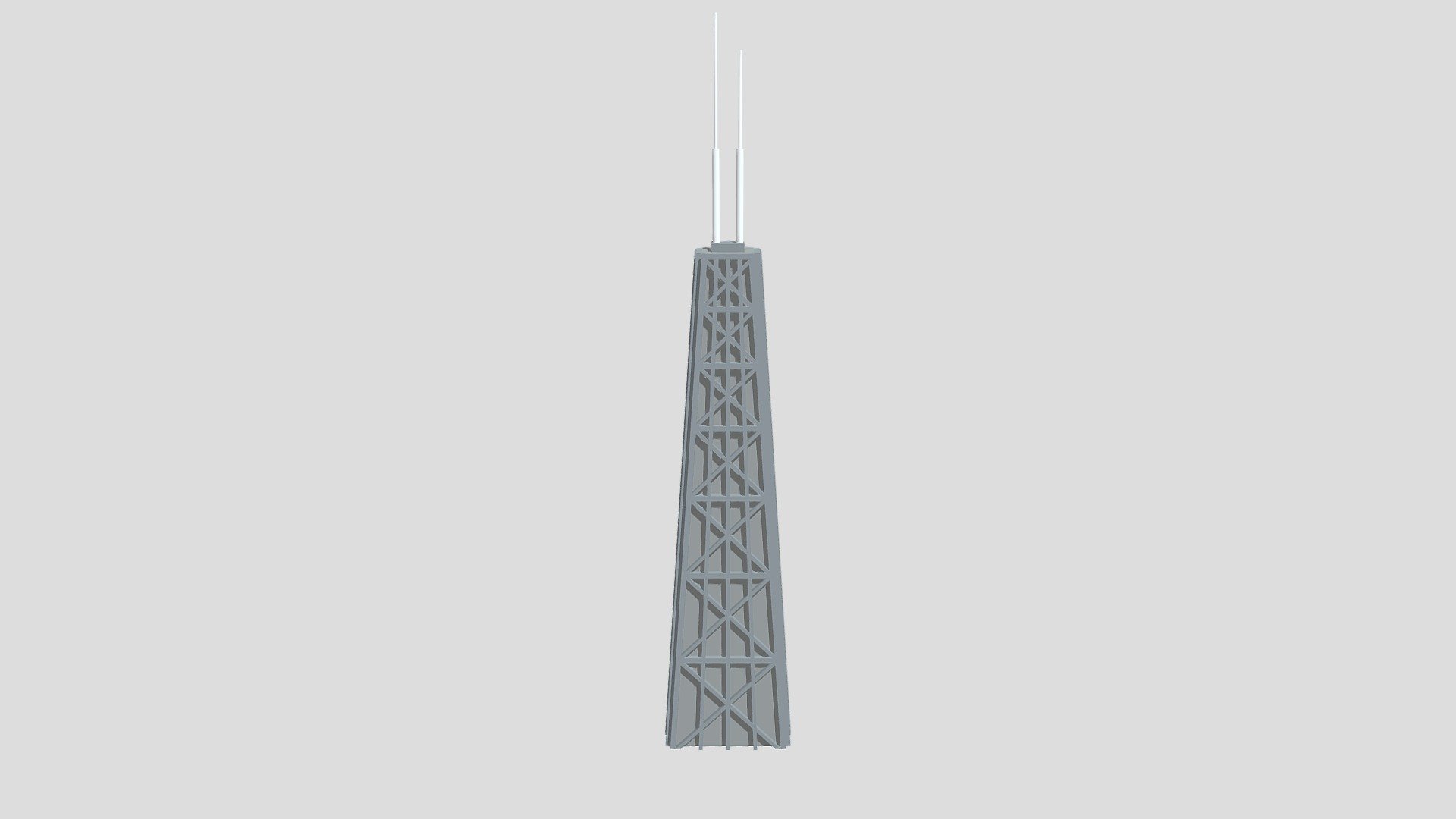 John Hancock Building by Max Rosencrans Download Free 3D model by