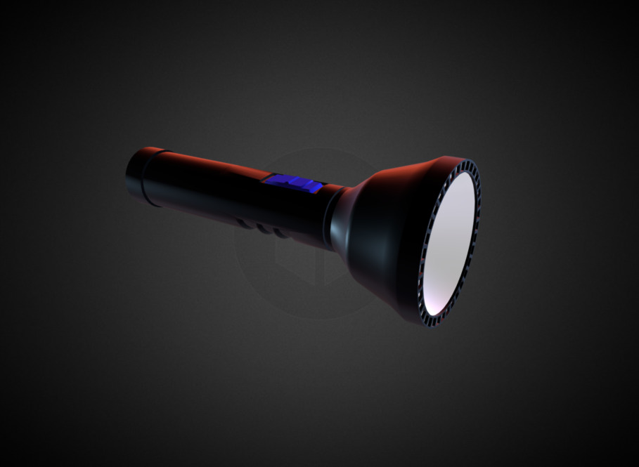 Flash Light Download Free 3D model by naves [123a796] Sketchfab