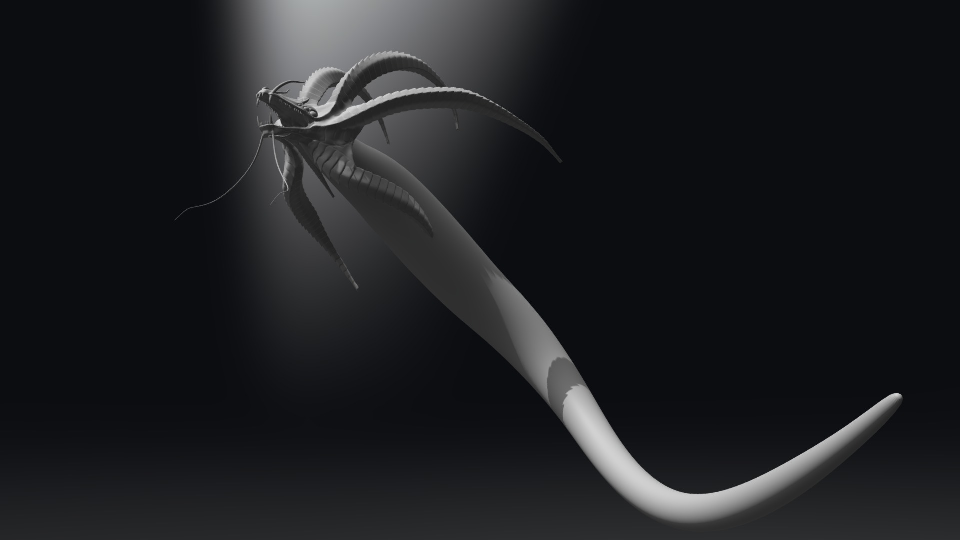 Fansculpt Subnautica Gargantuan Leviatan Download Free 3D model by