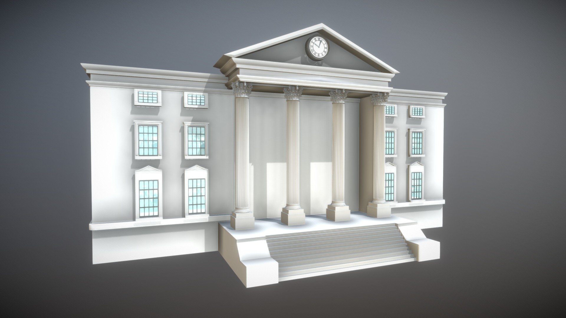 The Clock Tower from Back to the Future 3D model by danielyosefabdu
