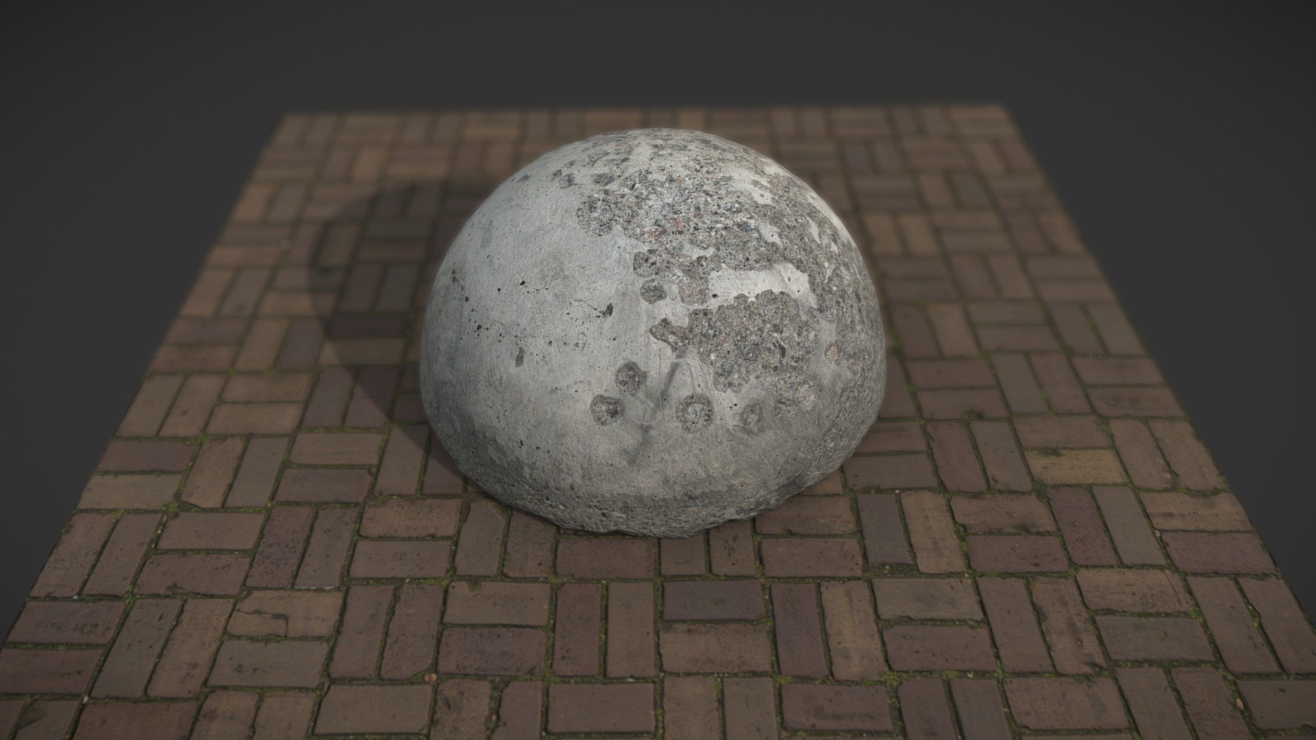 Concrete Hemi Sphere Lp 3D model by kanistra [14899cf] Sketchfab