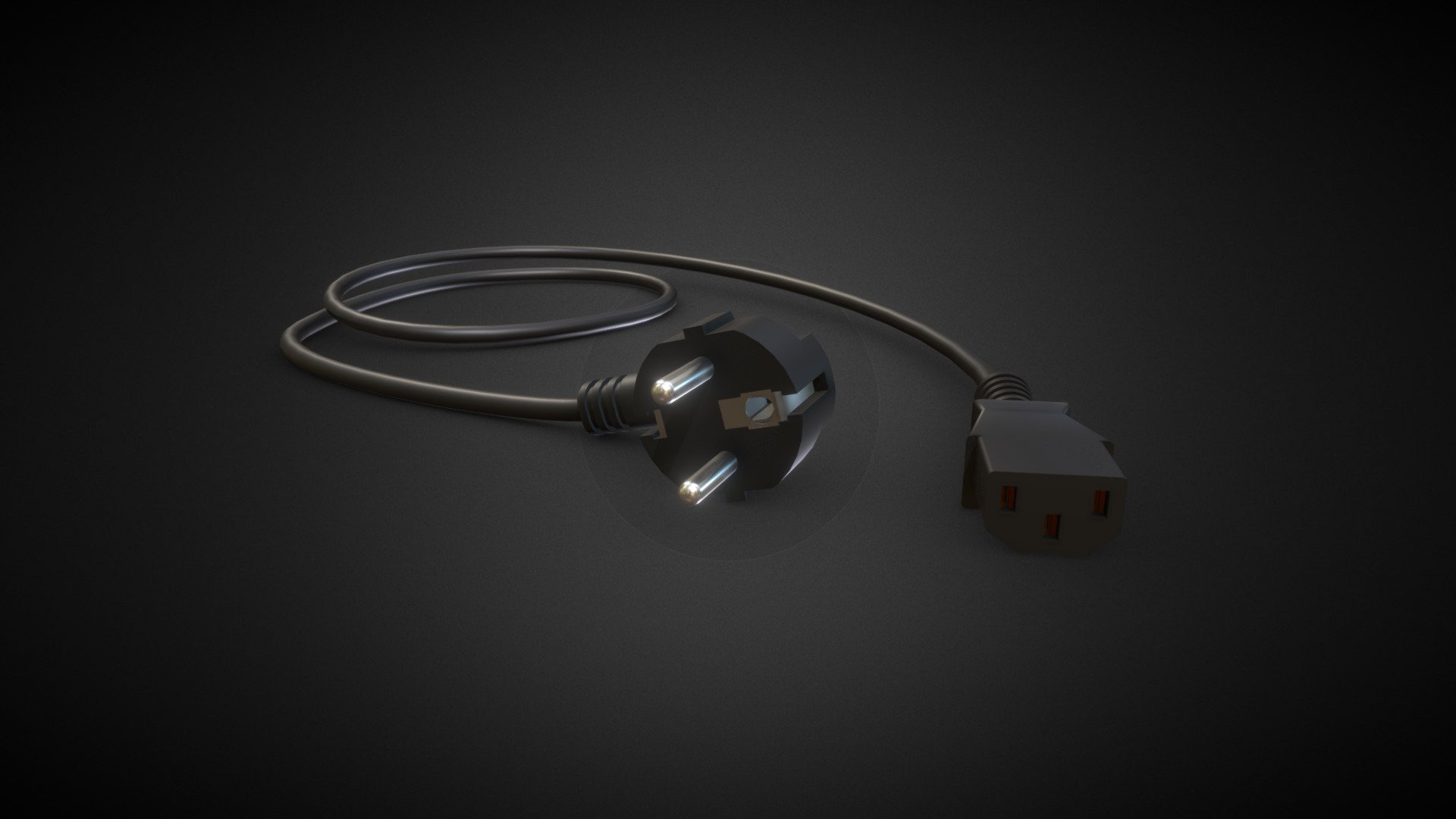 [CC0] European Power Plug Download Free 3D model by Lara Sophie Schütt (literallylara