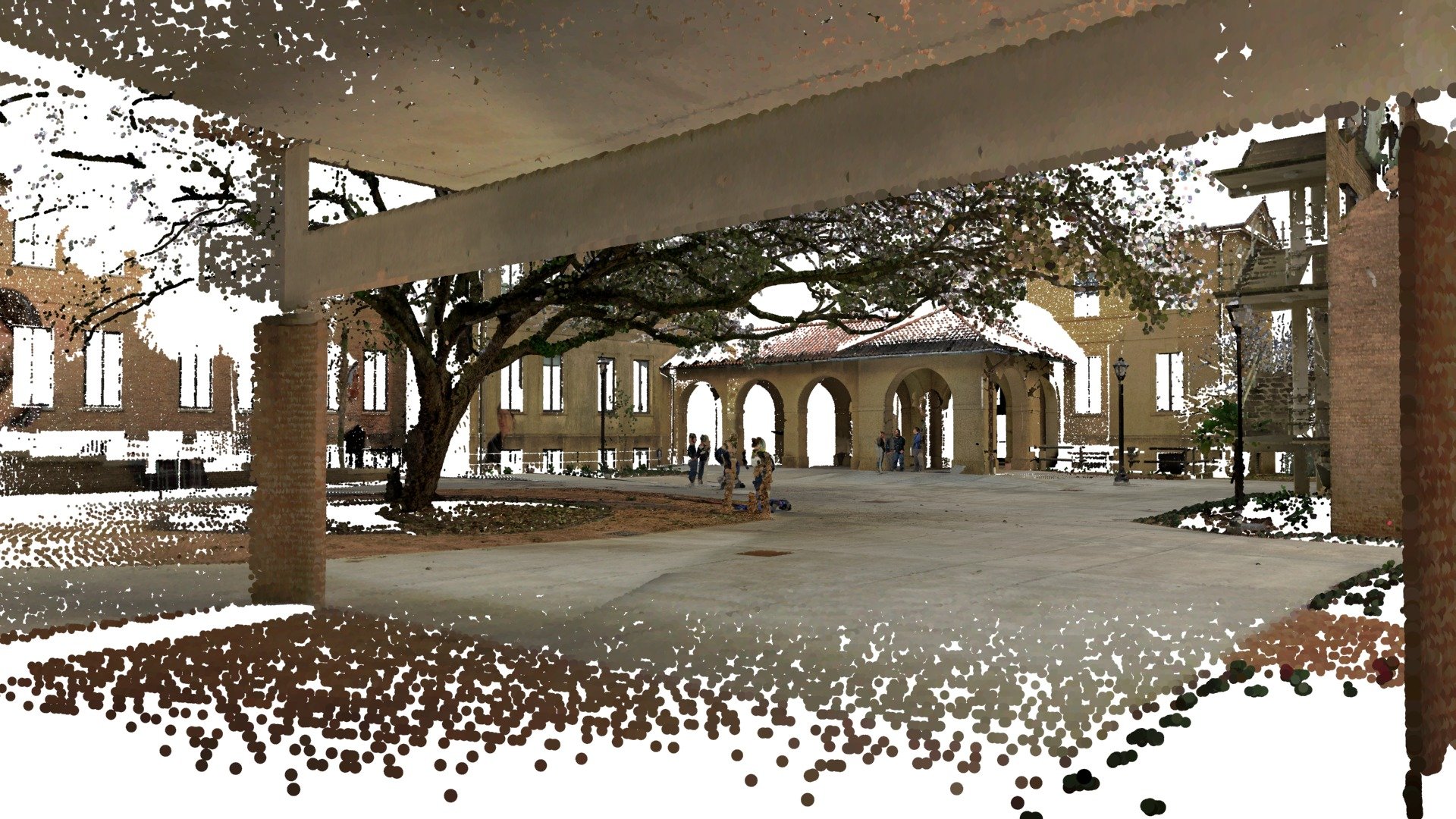 LSU College of Art and Design Quad Download Free 3D model by LSU