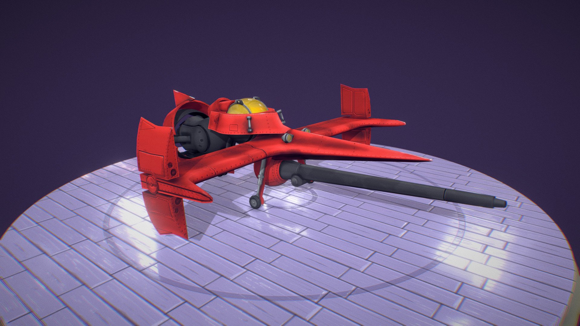 Swordfish II Cowboy Bebop 3D model by Rafael Comino Matas [1993792