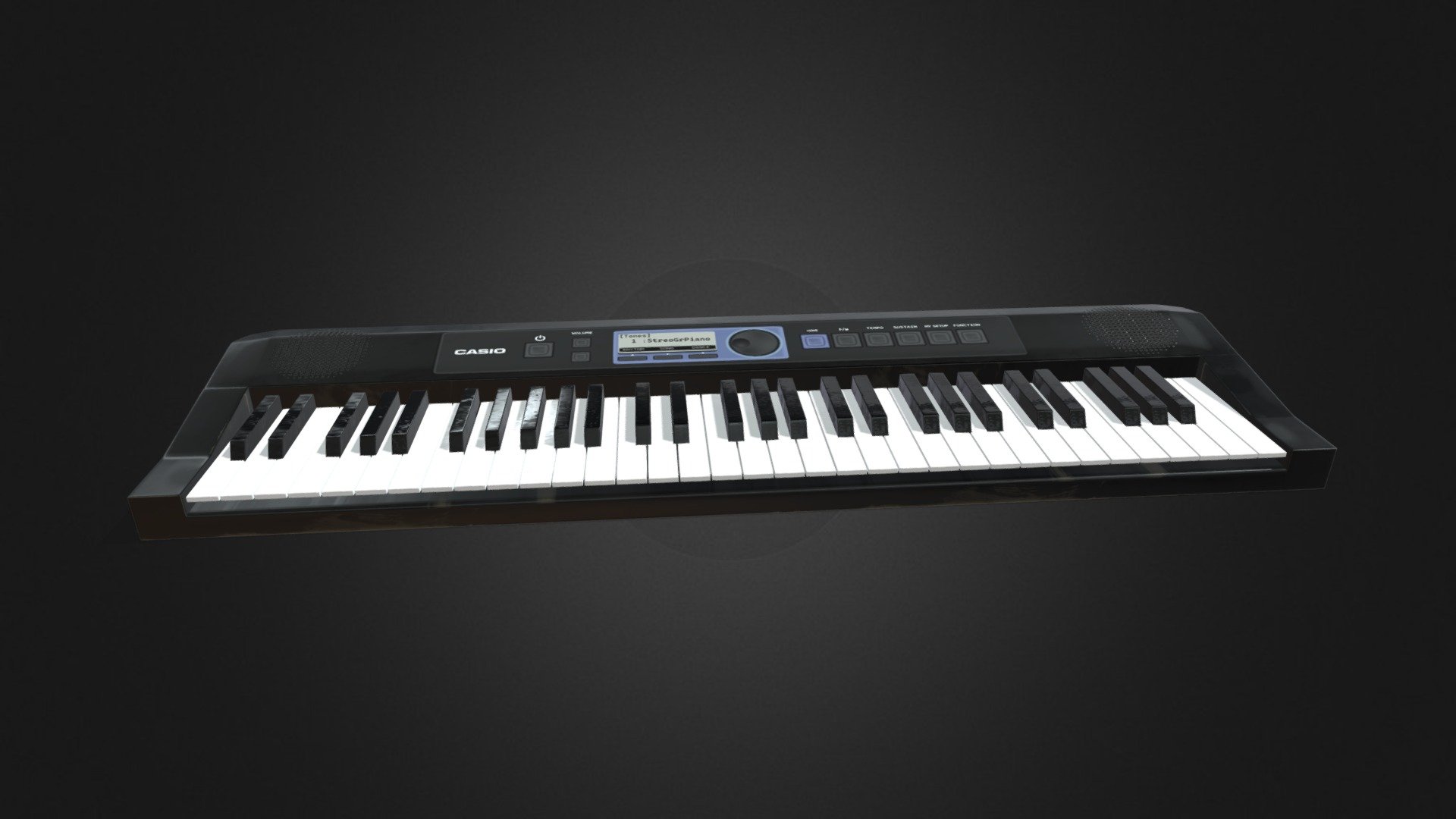 Electronic Piano Keyboard Download Free 3D model by Alec Huxley (alechuxley) [1a84a77