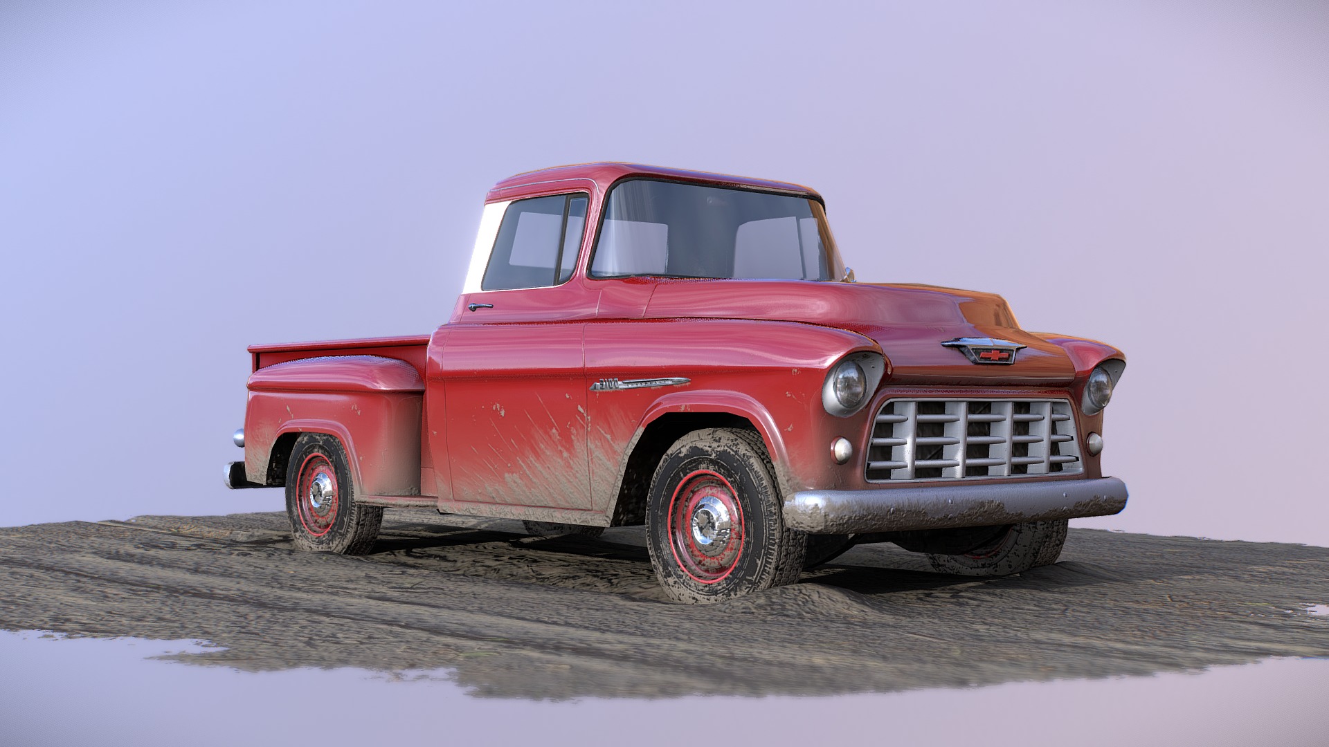 55 Chevy Pickup 3D model by Valentin N (vrntech) [1bcf5ad] Sketchfab