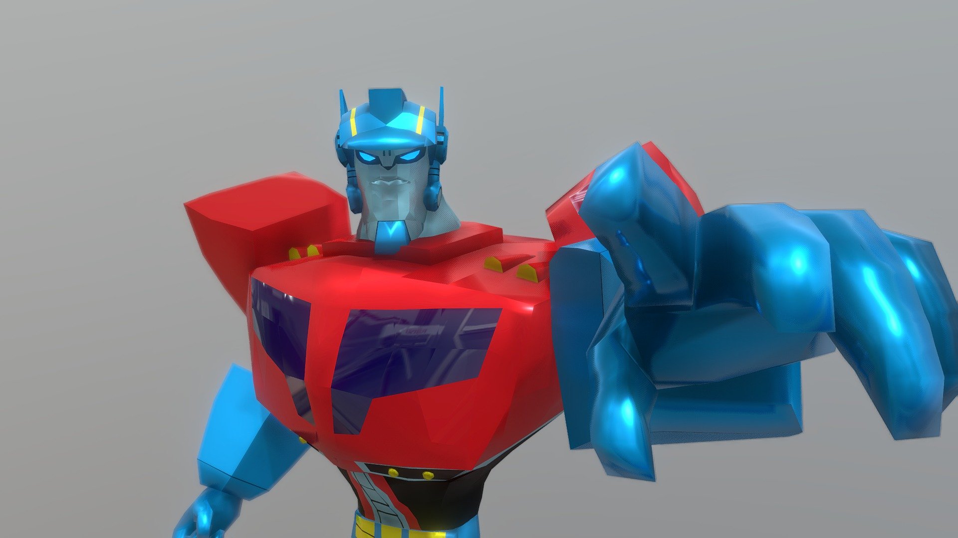 Optimus Prime Transformers Animated Download Free 3D model by