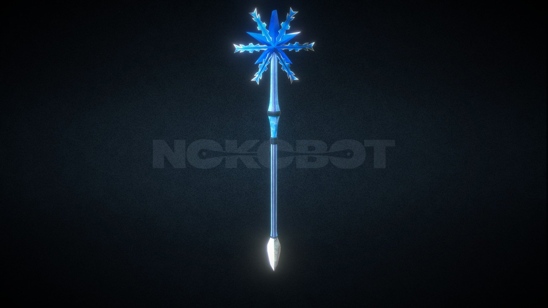 Ice Staff 3D model by Nokobot [1d62df0] Sketchfab