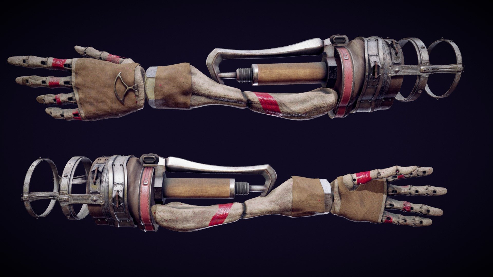 Combat Prosthetic Arm Download Free 3D model by NPC (NPCxBot