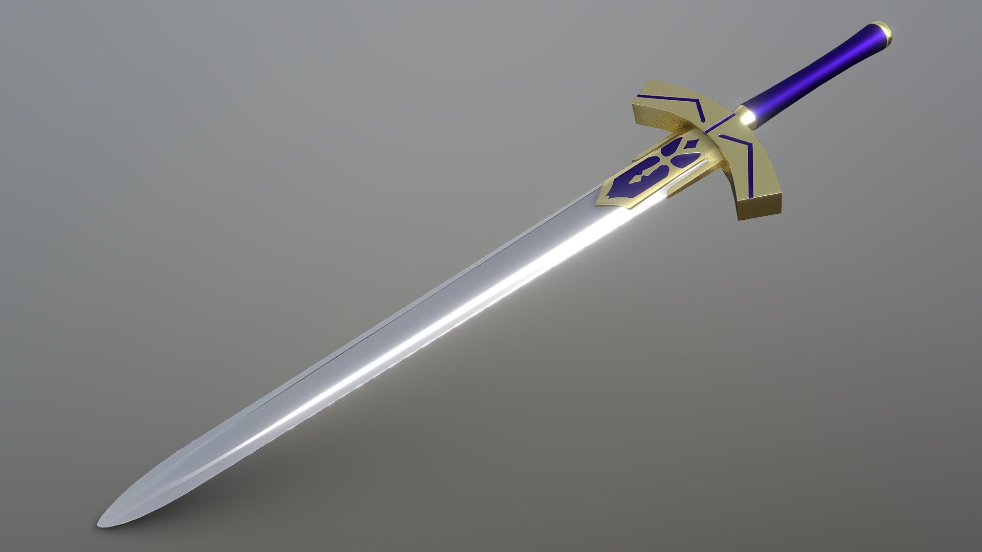 Excalibur Download Free 3D model by Kai Xiang (kirikom9000) [216aa02