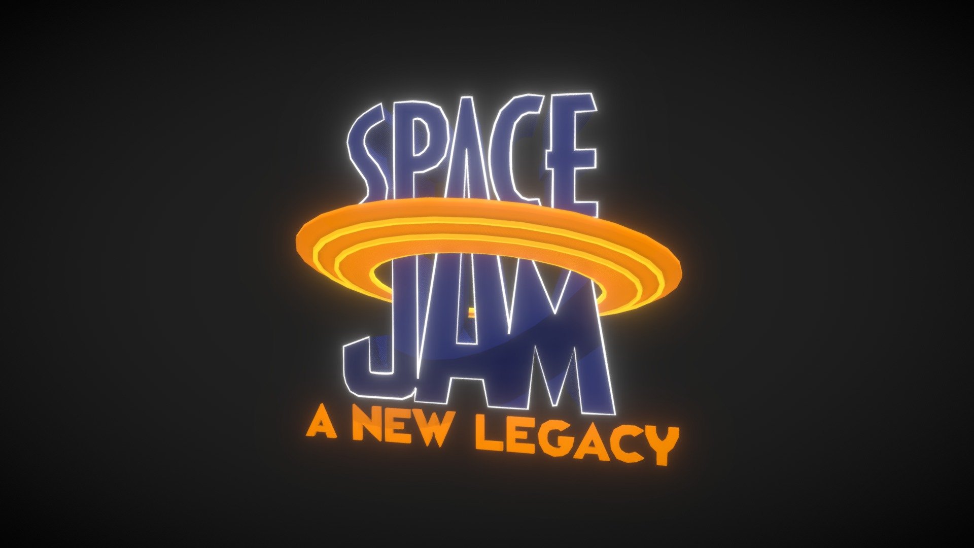 SPACE JAM a new legacy Logo Download Free 3D model by