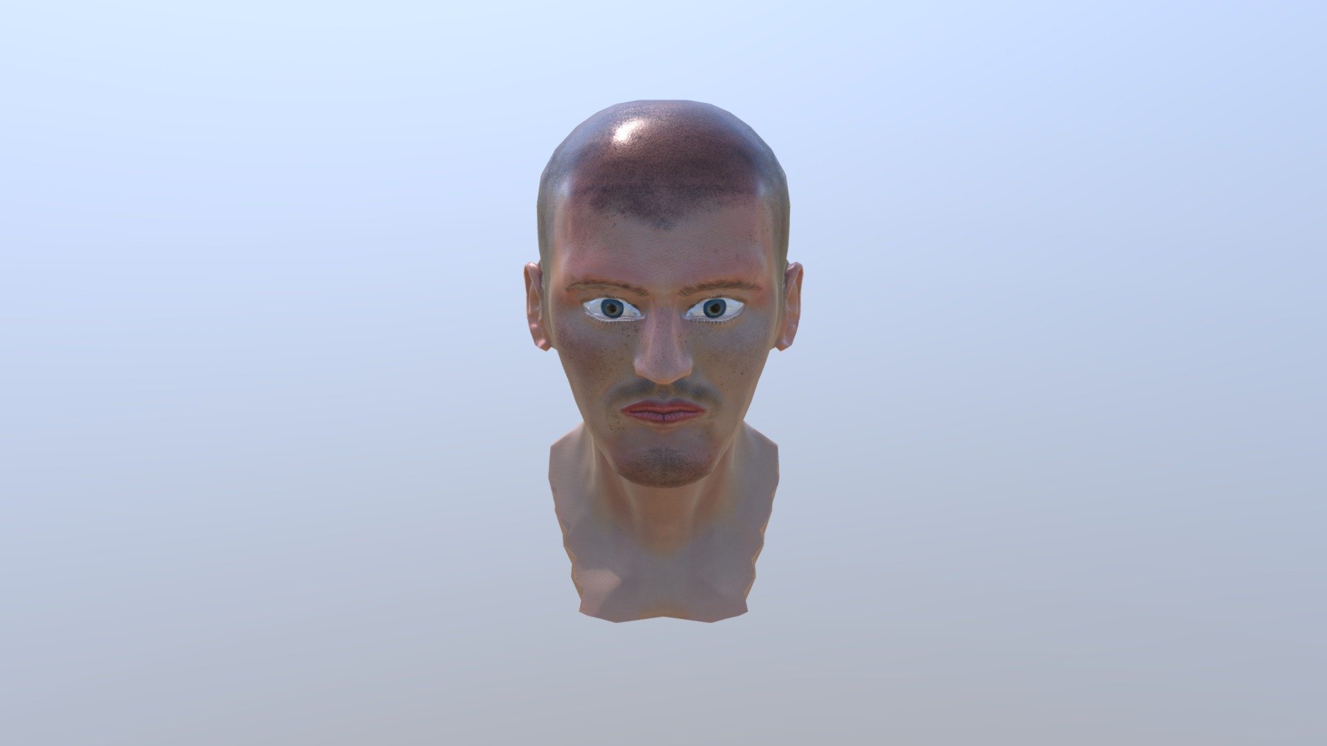 Face painting 3D model by dawidsokal [27df1d8] Sketchfab