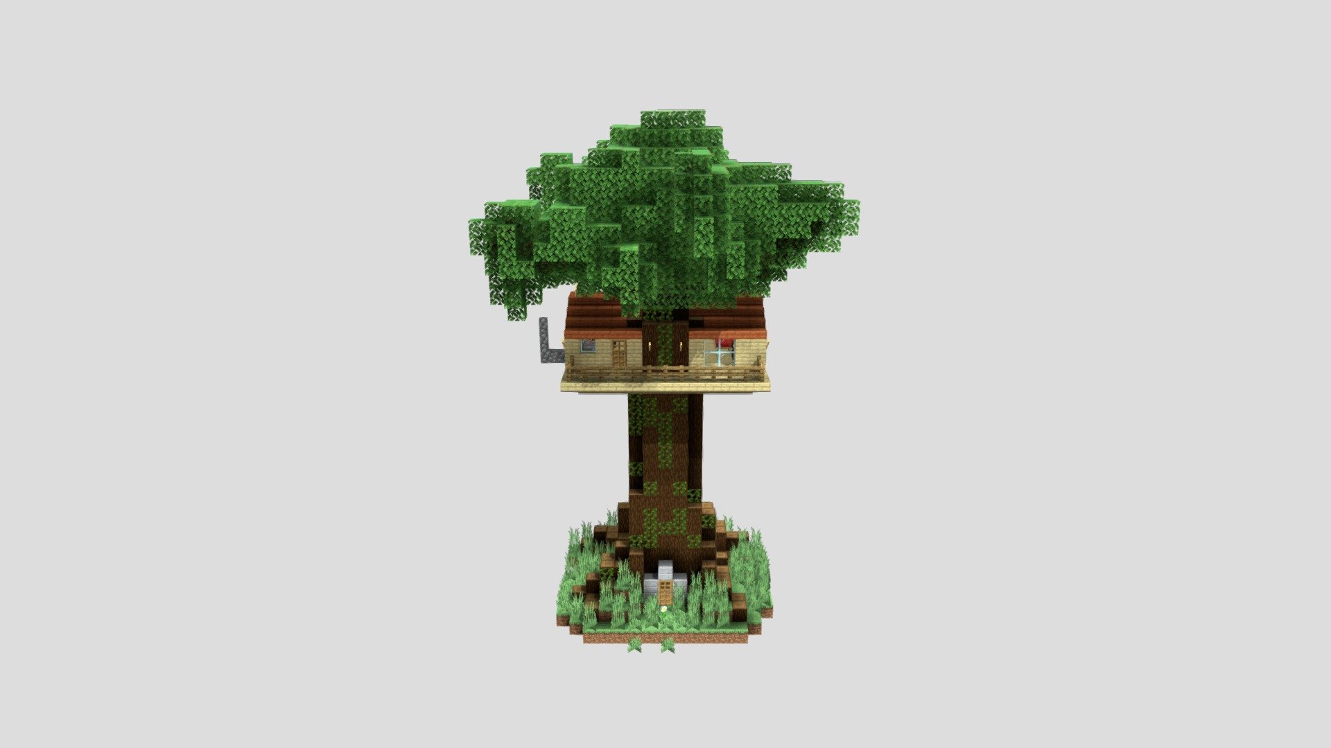 treehouse Download Free 3D model by madexc [2a45ed8] Sketchfab