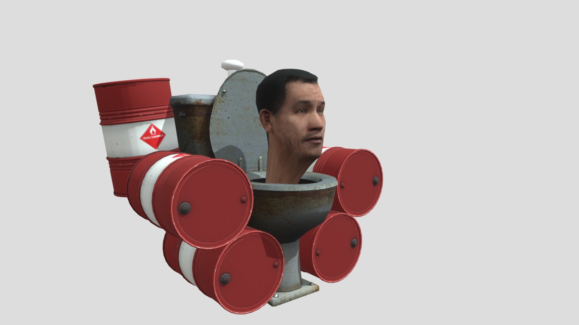 Explosive Kamikaze Skibid Toilet Download Free 3D model by j