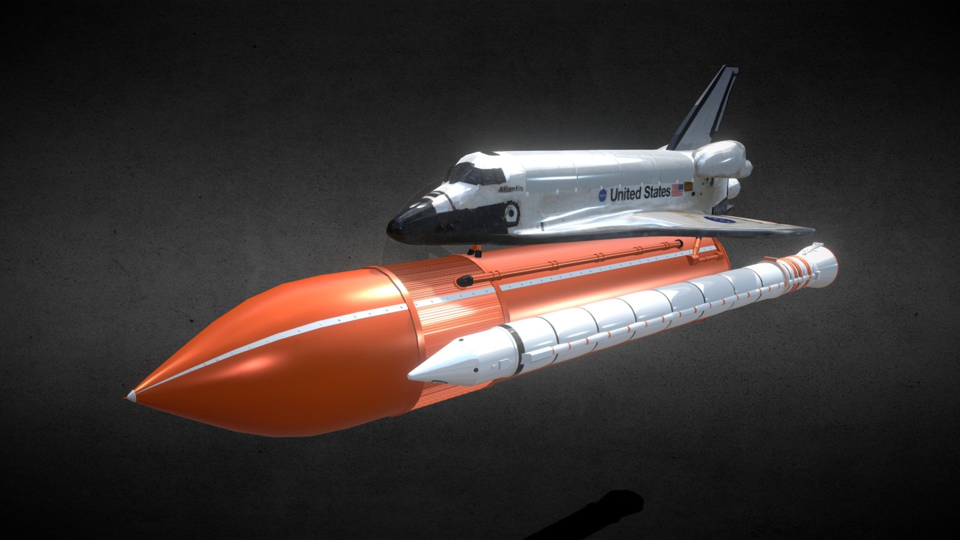 Space Shuttle Atlantis Download Free 3D model by paburoviii [2f04130