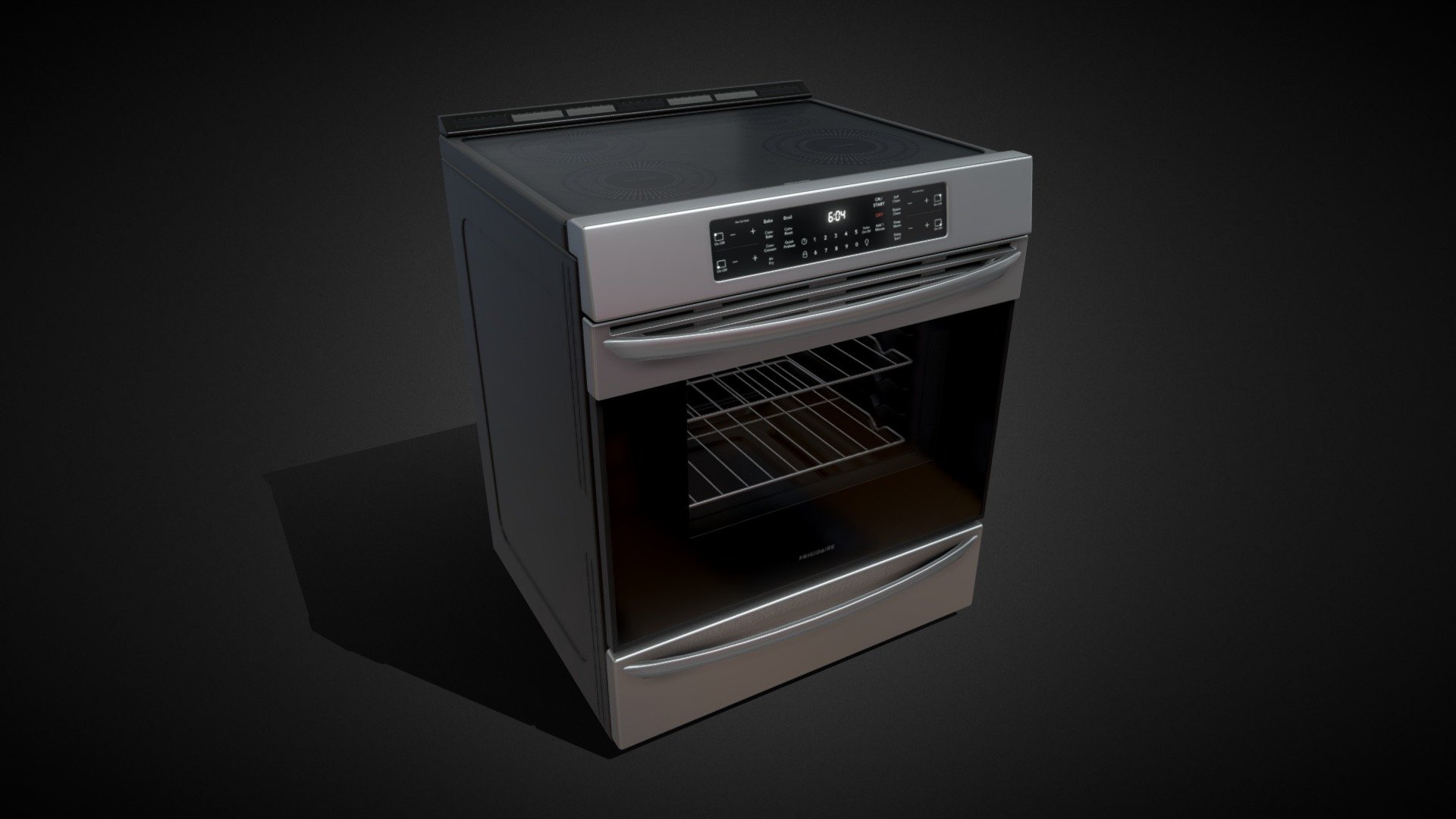 Induction Range Oven Buy Royalty Free 3D model by Sunny (sunny7610