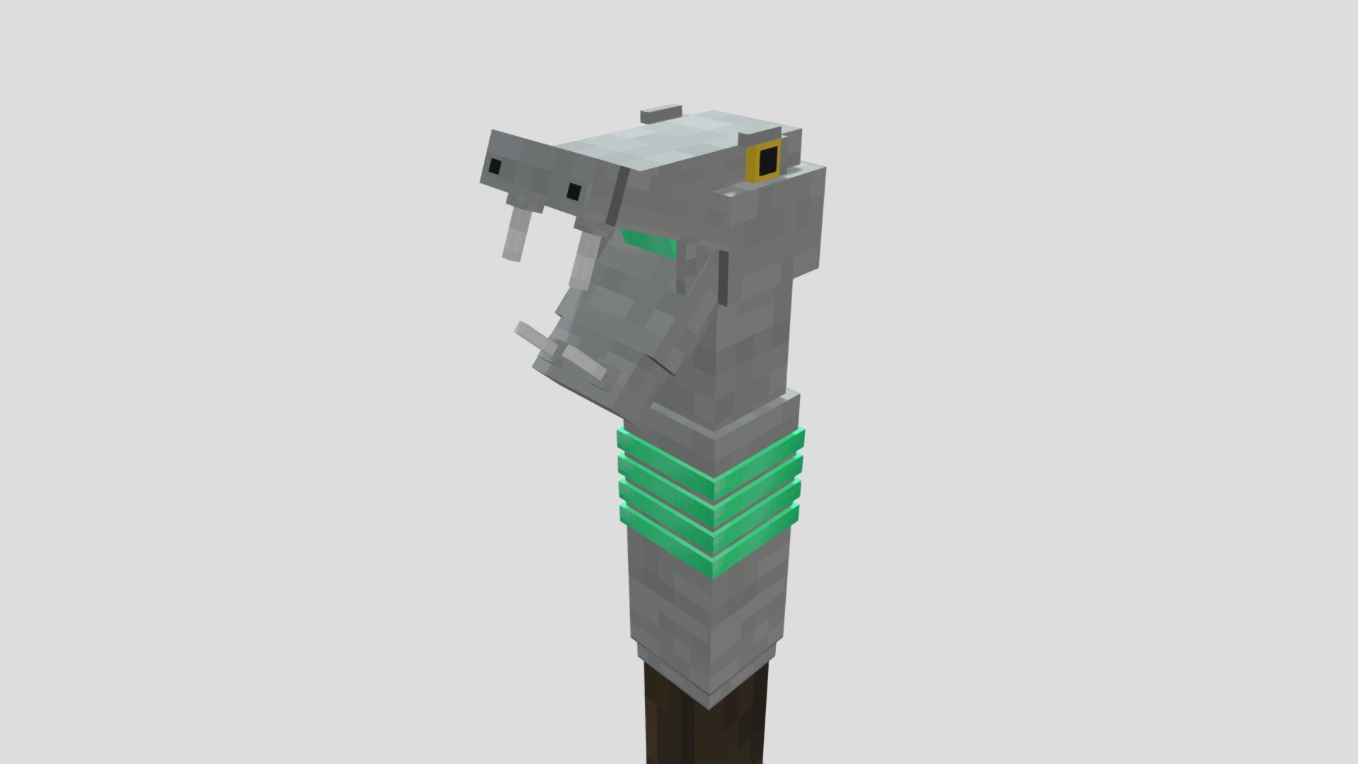 Minecraft magic wand 3D model by BartekBW (rojdanbw) [2ffa5be