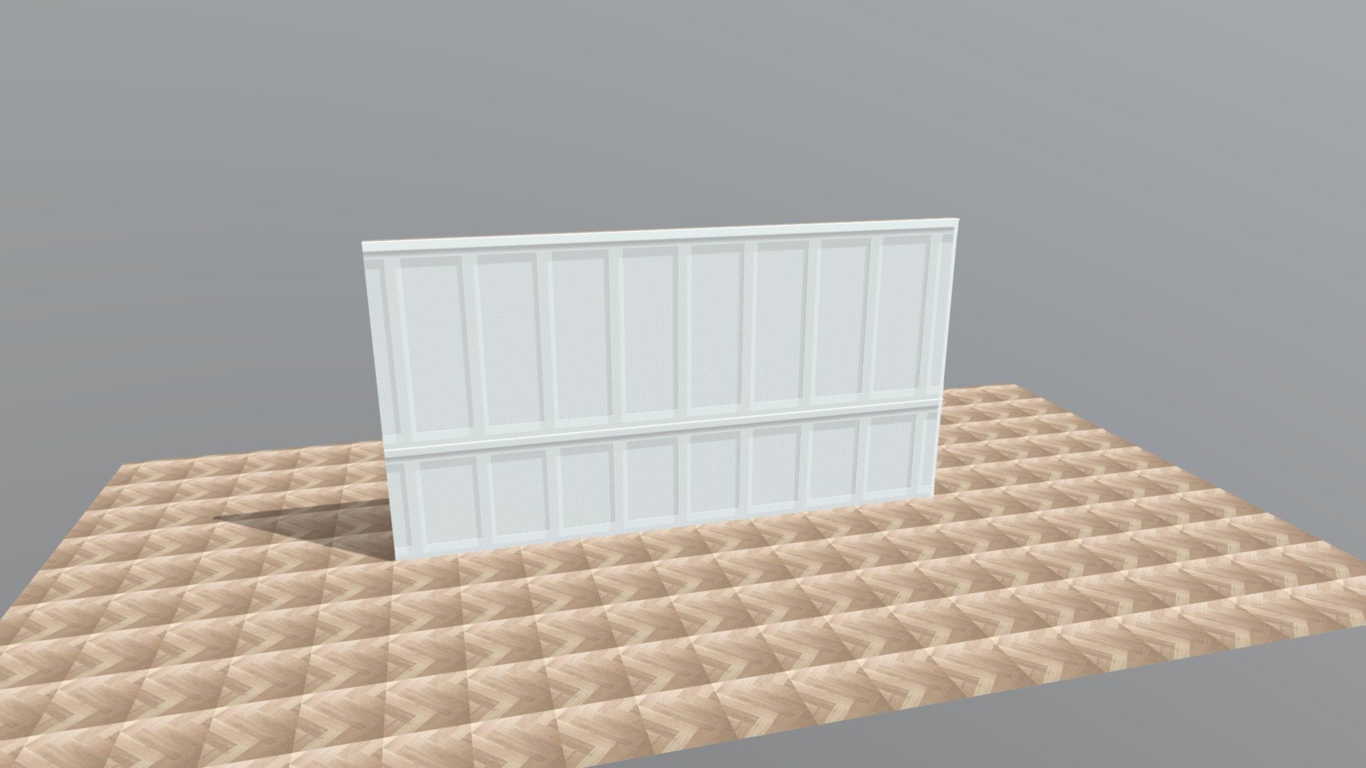Wainscot Buy Royalty Free 3D model by