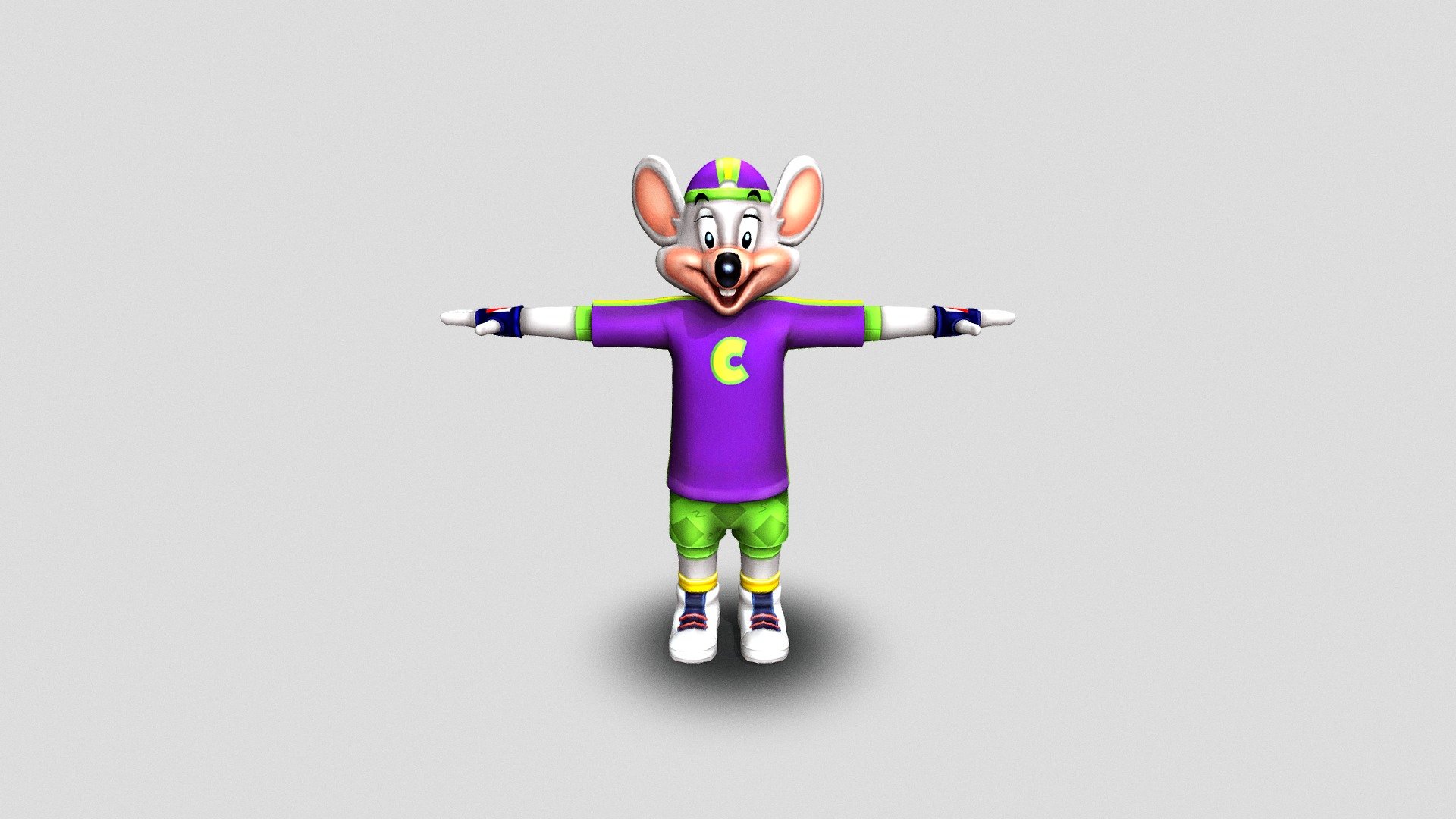 Chuck E Cheese Download Free 3D model by HarrisonHag1 [3497d62
