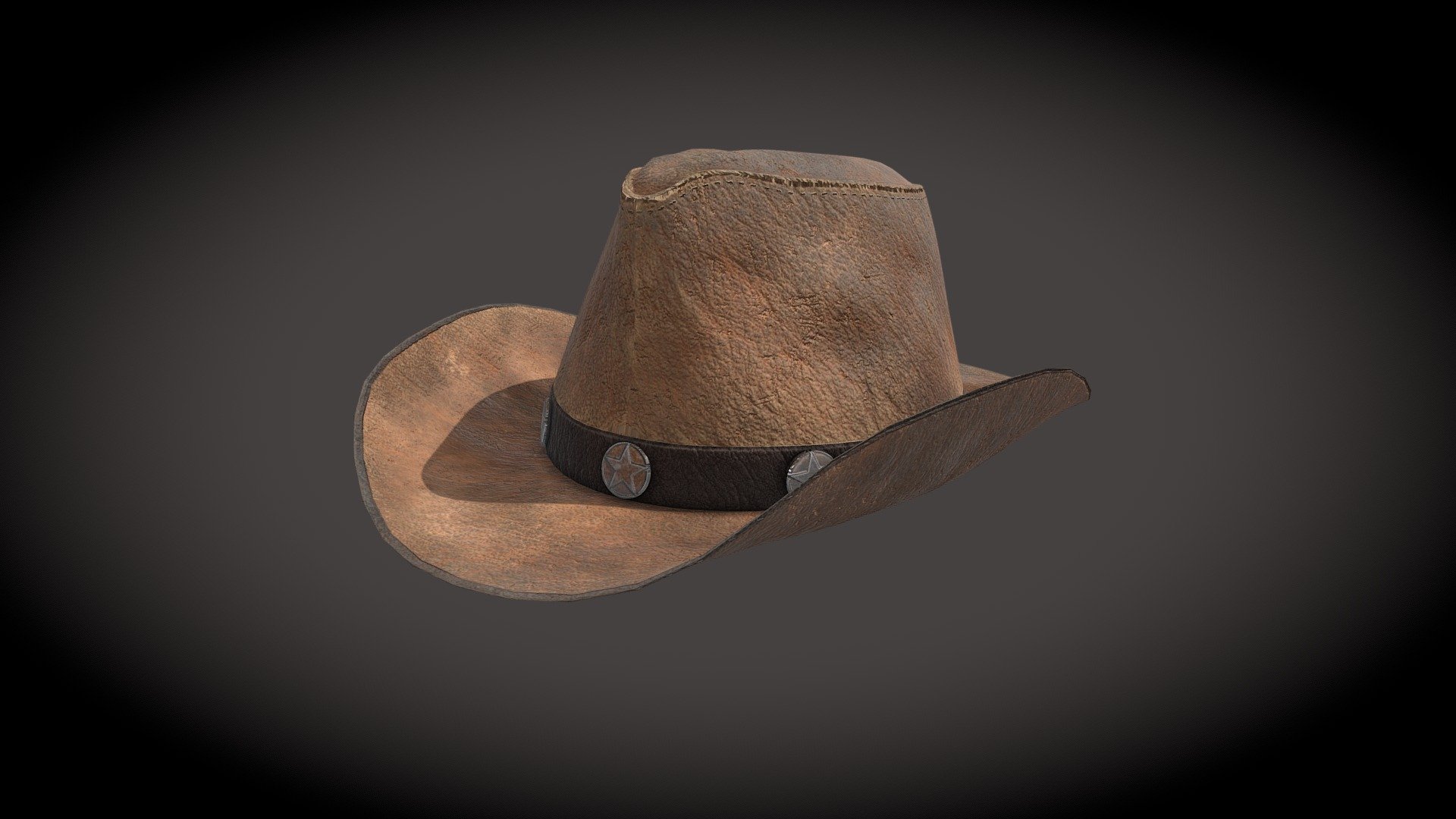 Cowboy Hat 2 Buy Royalty Free 3D model by wolfgar74 [36fce0a