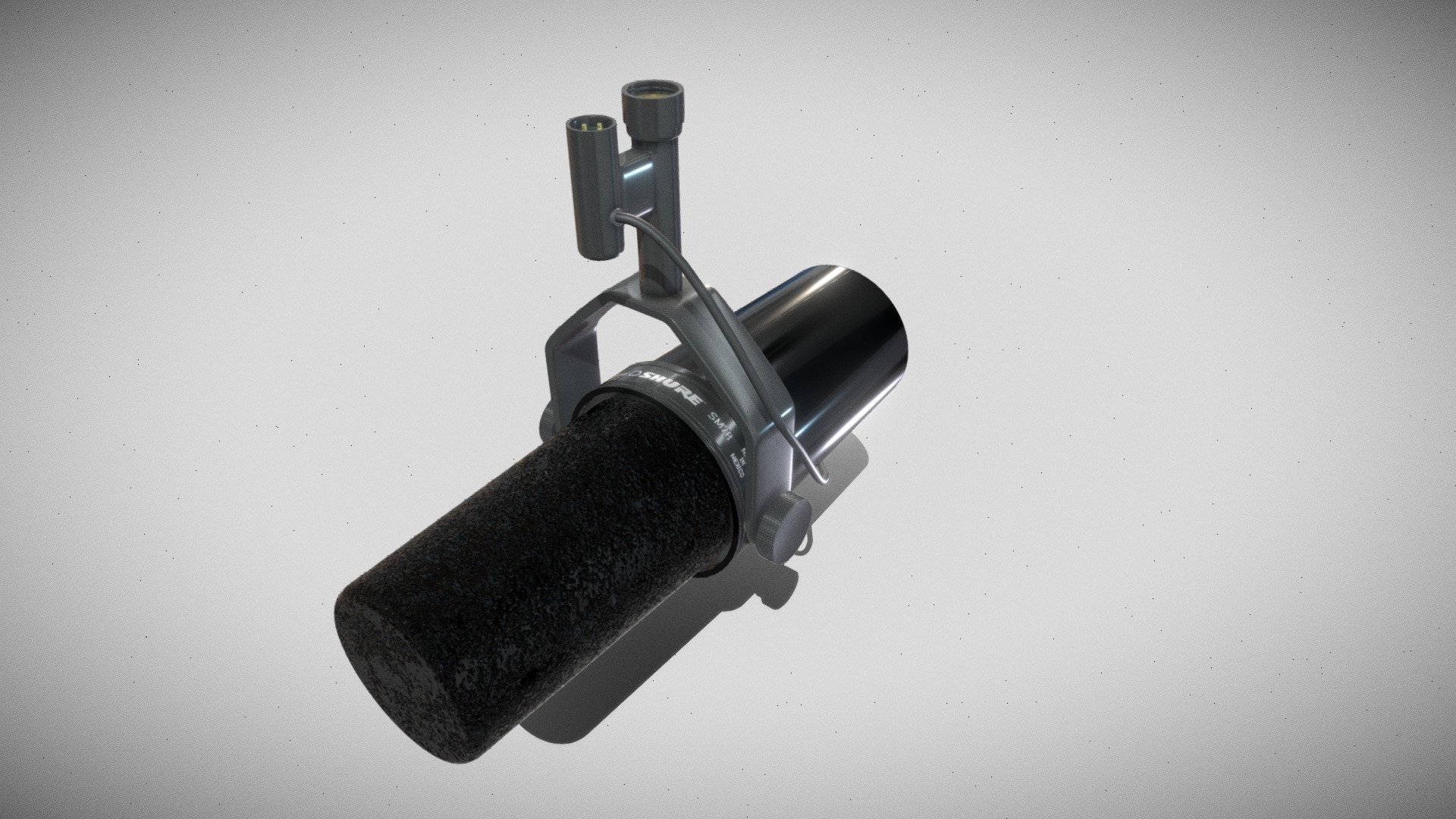 Shure Sm7b - Download Free 3D model by bobymonsuta [37c2128] - Sketchfab