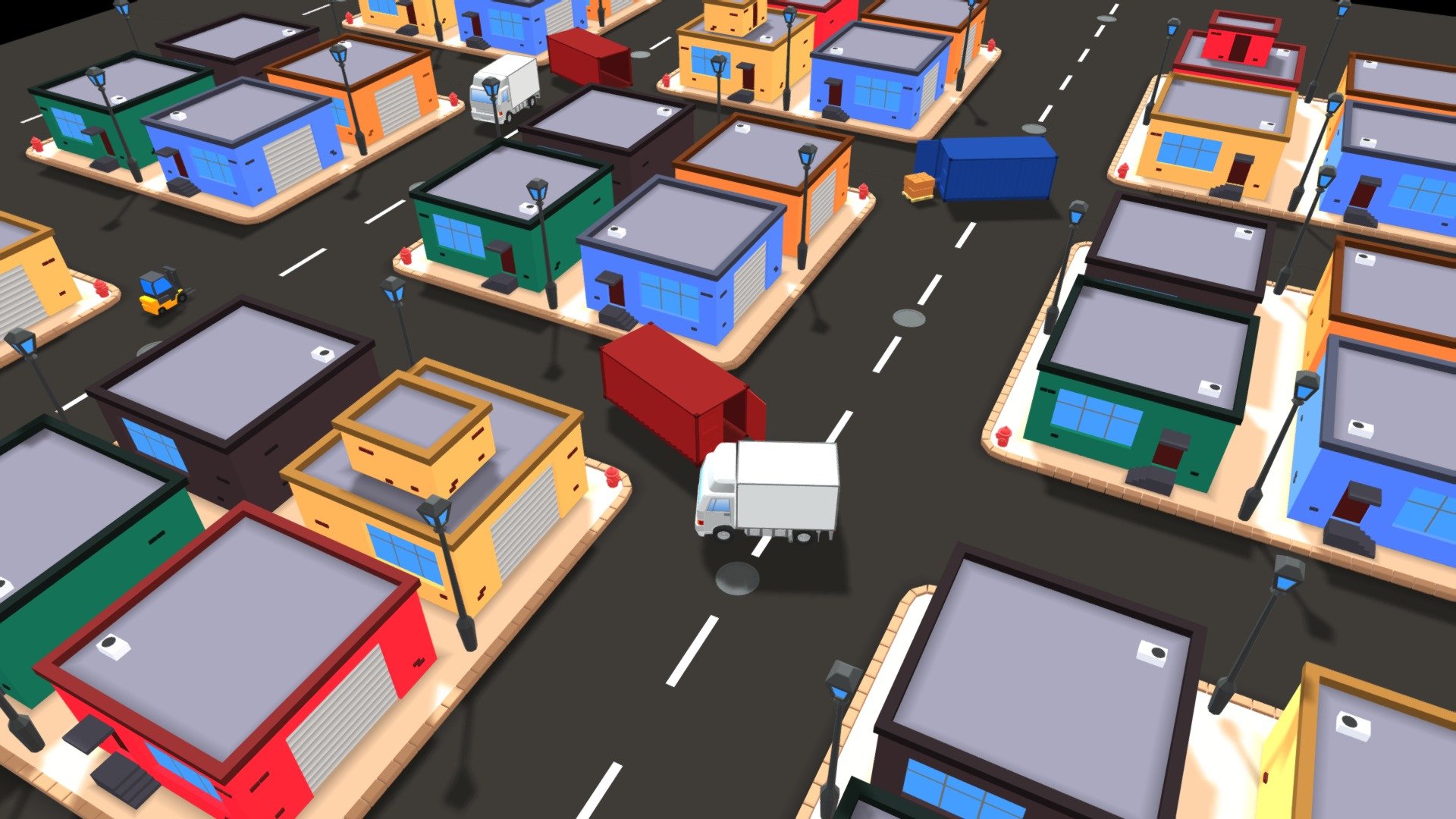 Little City game scene Download Free 3D model by cubemelongames Little City game scene Download Free 3D model by cubemelongames