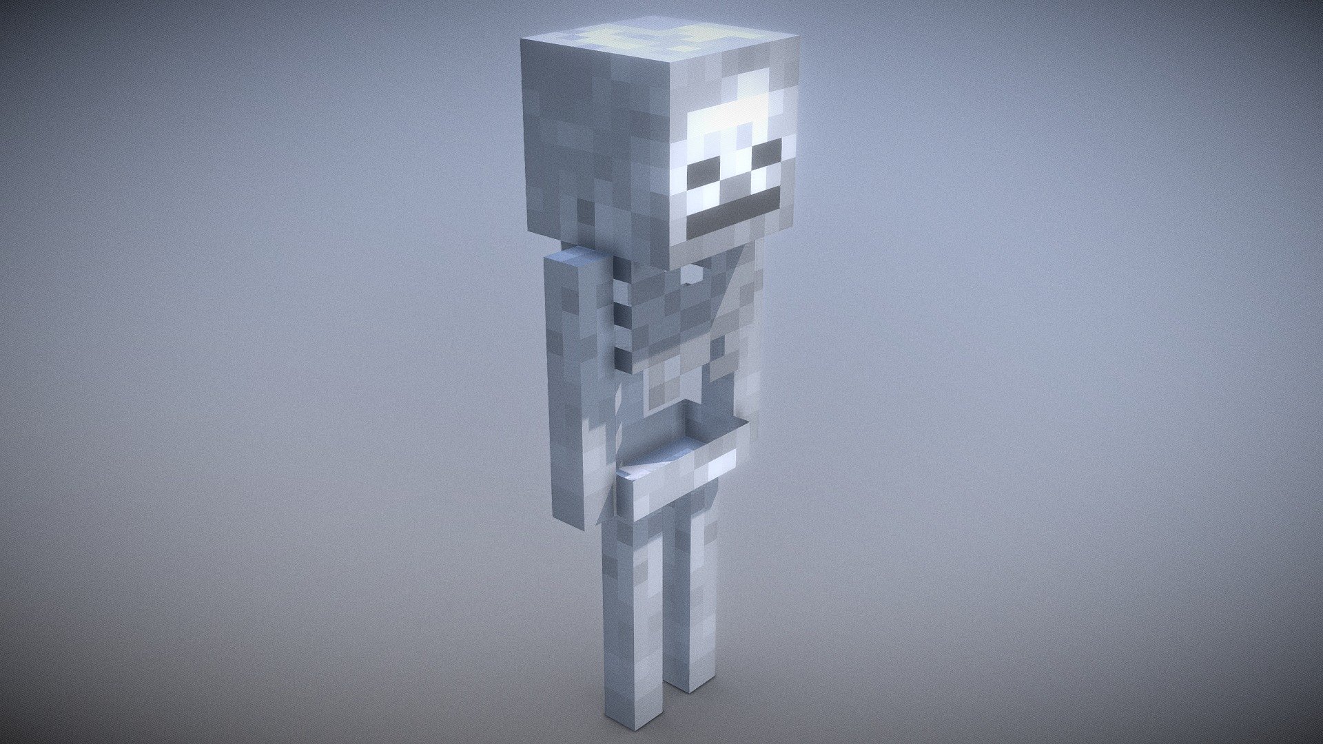 Minecraft Skeleton Download Free 3D model by Vincent Yanez