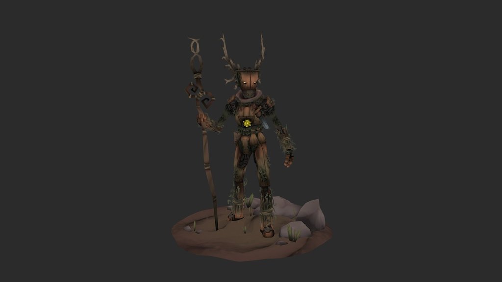 Druid 3D model by Zacrifice [403b060] Sketchfab