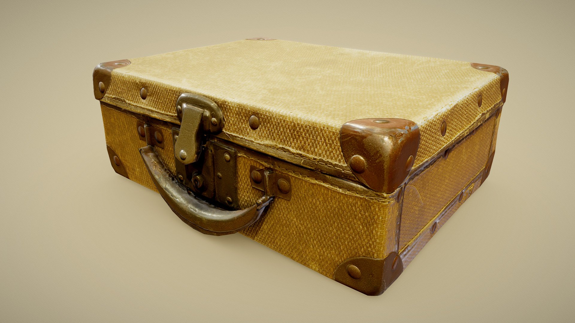 Vintage Suitcase [derivative] Download Free 3D model by romullus
