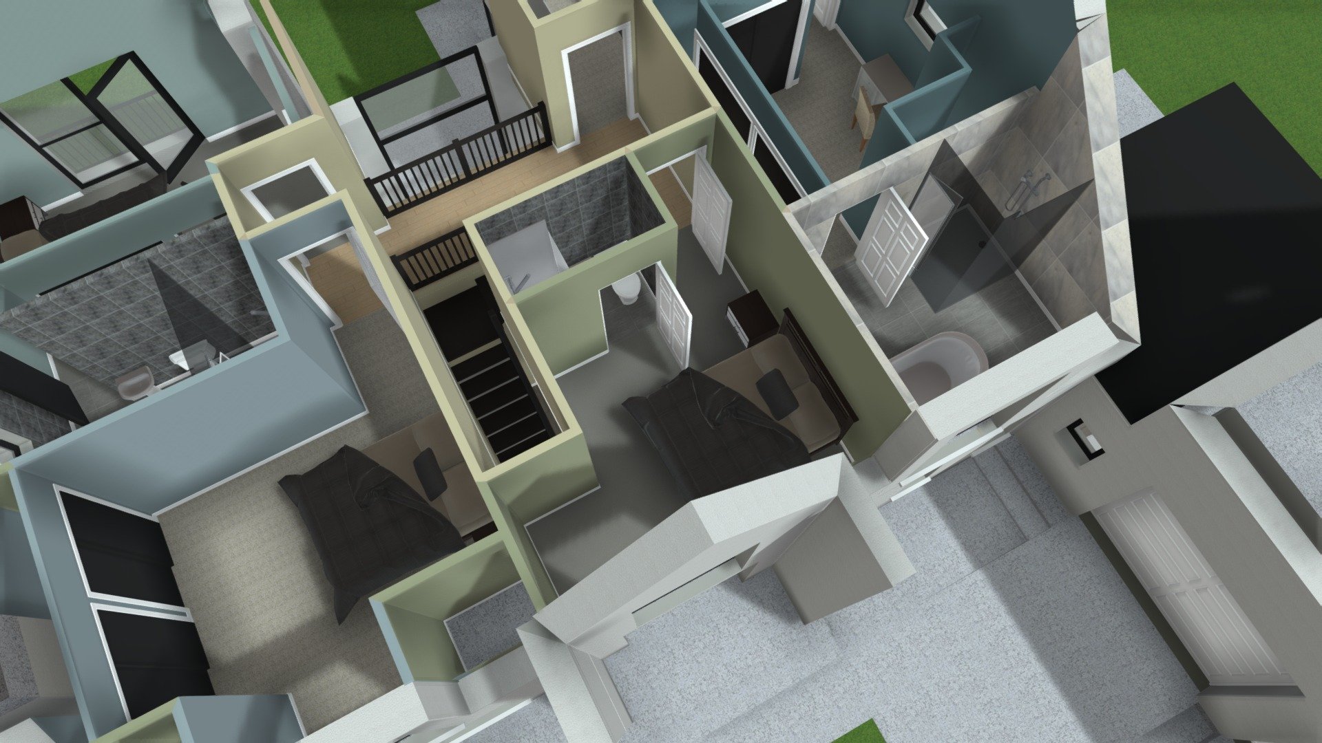 Heather McGee 1st Floor Plan 3D model by Virtual Teic (dyb) [43f46ef