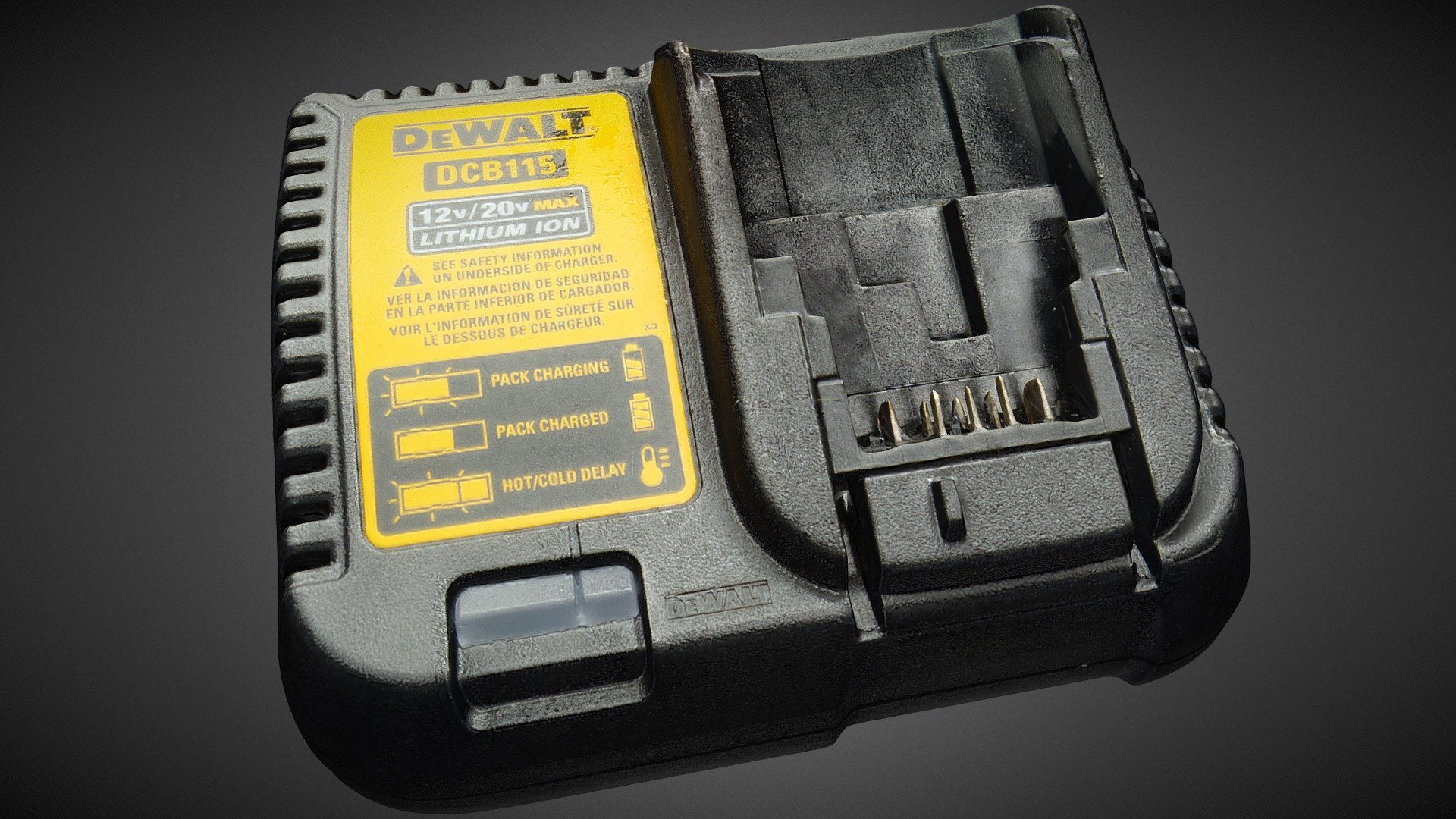 DeWALT Battery Charger (DCB115) Buy Royalty Free 3D model by