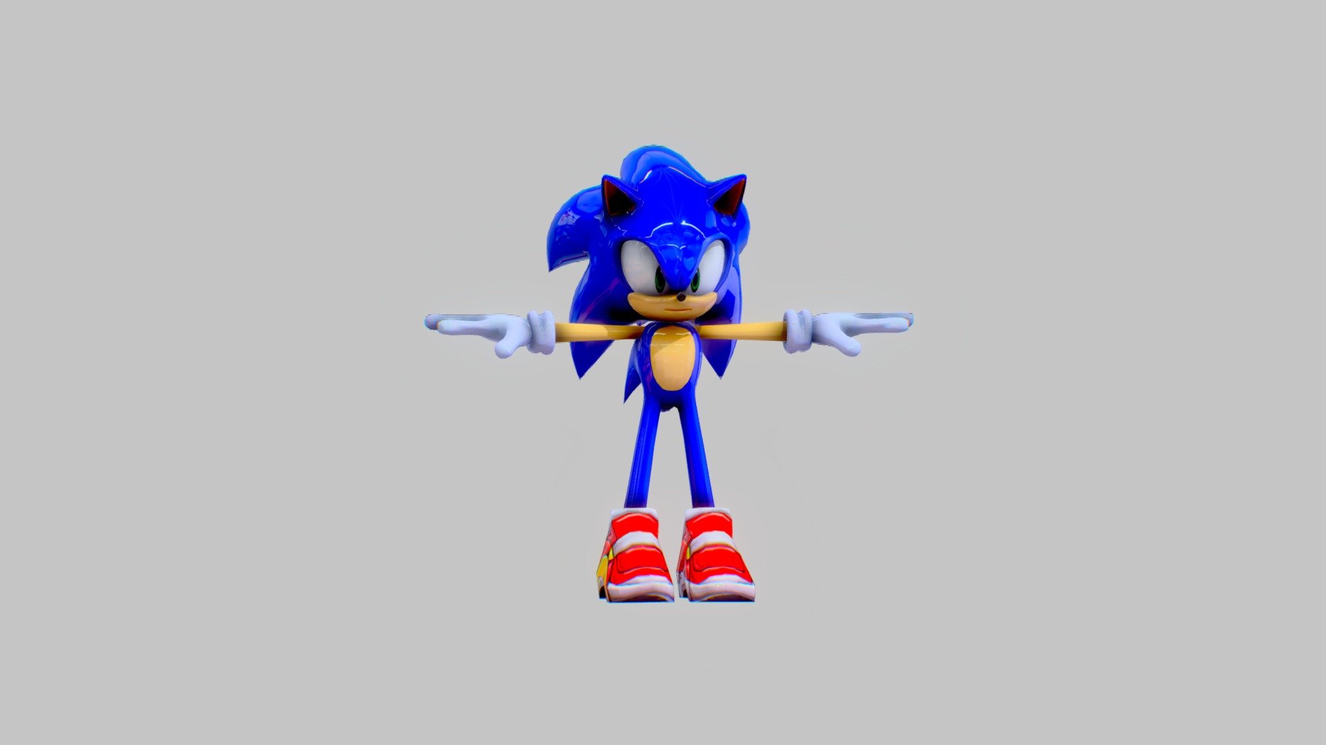 Soap Shoes Sonic Model Download Free 3D model by SEGA SONIC