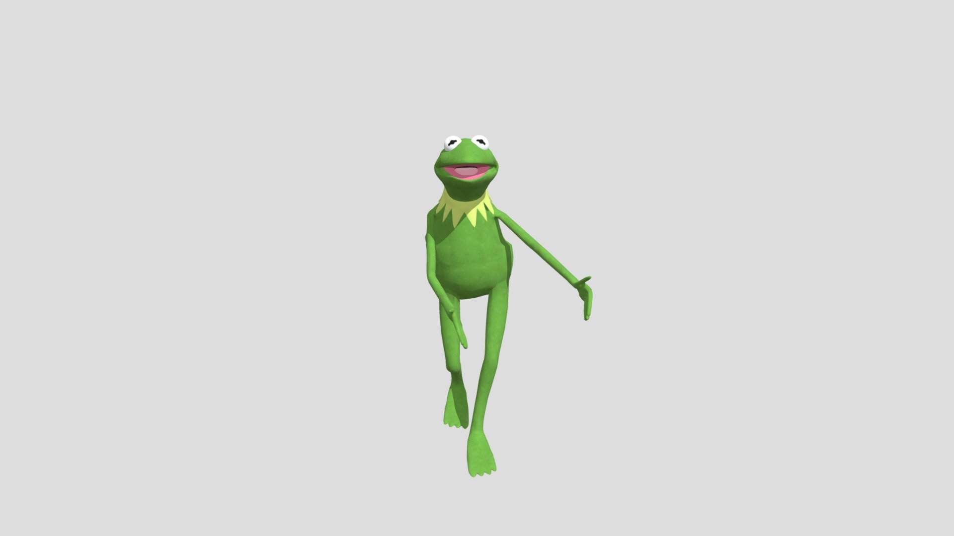 Kermit the Frog Dancing 2 Download Free 3D model by Renato Solar