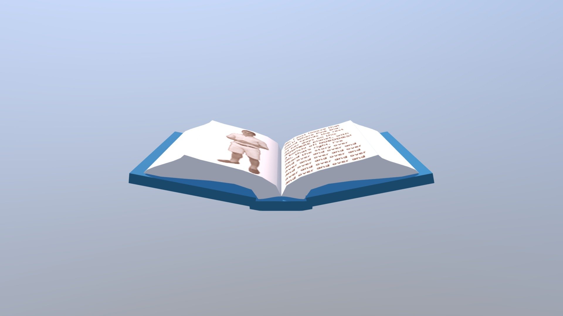 Open Book Download Free 3D model by RosieV [4e80bce] Sketchfab