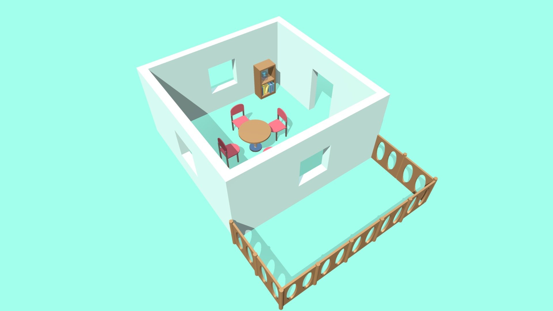 Stanza 1 Tinkercad Download Free 3D model by Benna_ [501e1e2] Sketchfab