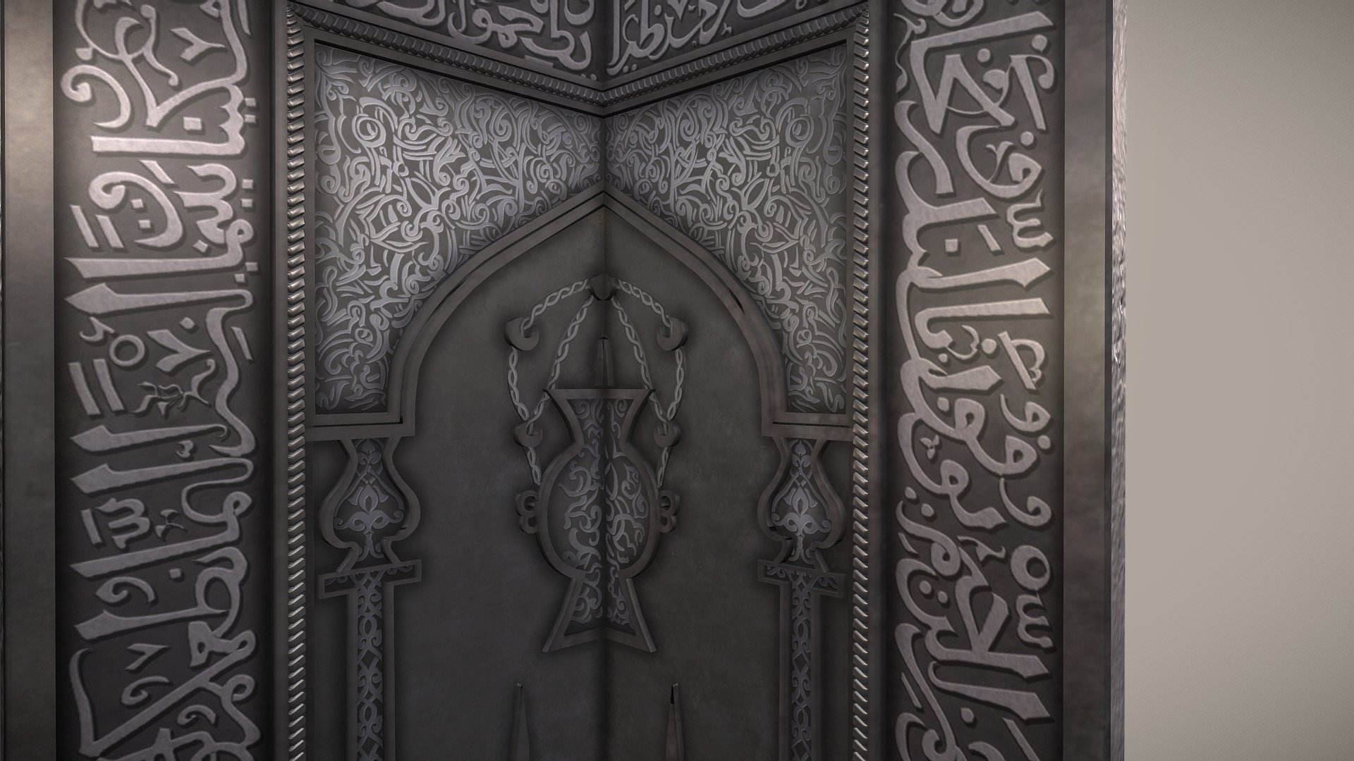 Mihrab Mashhad of YAHYA ibn alQasim 3D model by NYX ALEXANDER