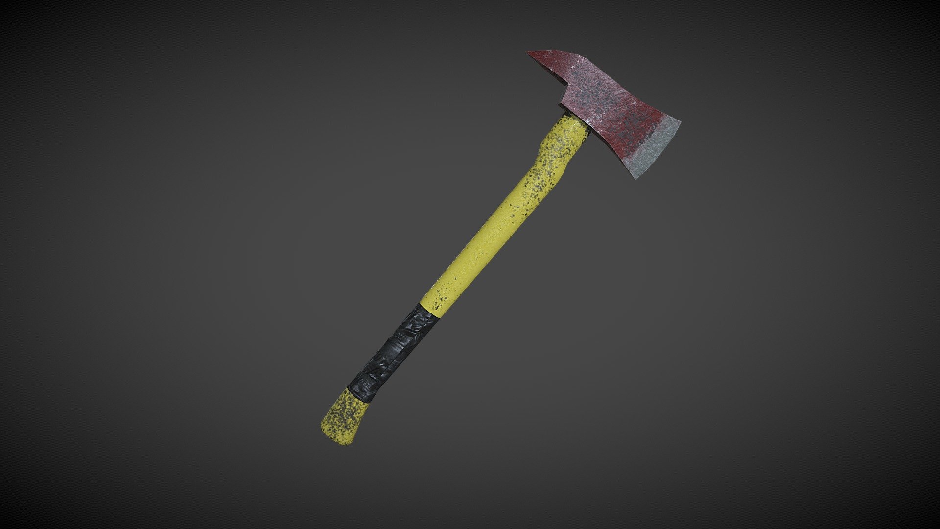 Fire Axe 3D model by RickySkinder [548b443] Sketchfab