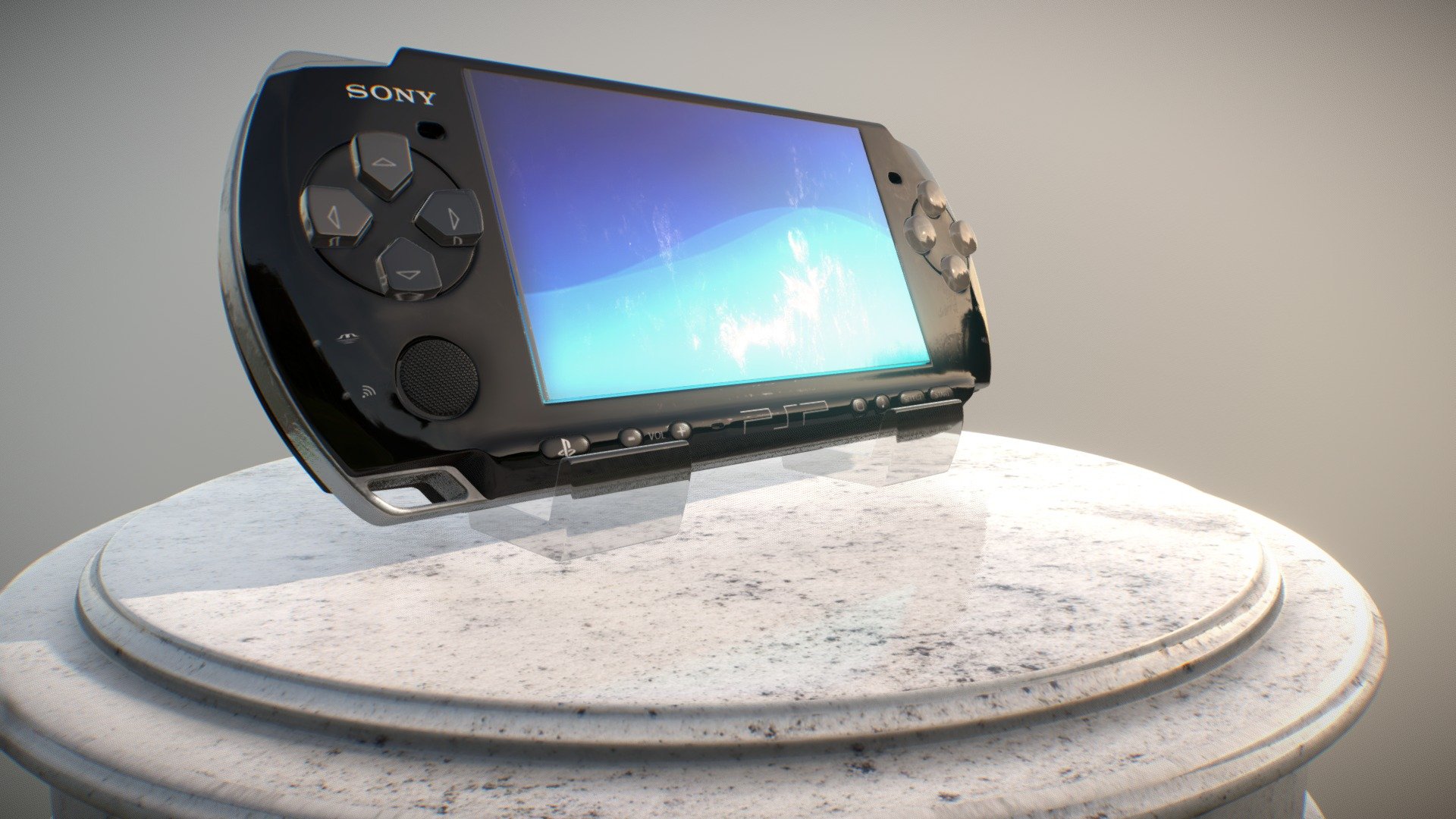 PSP 4000 3D model by Kochich [559b989] Sketchfab