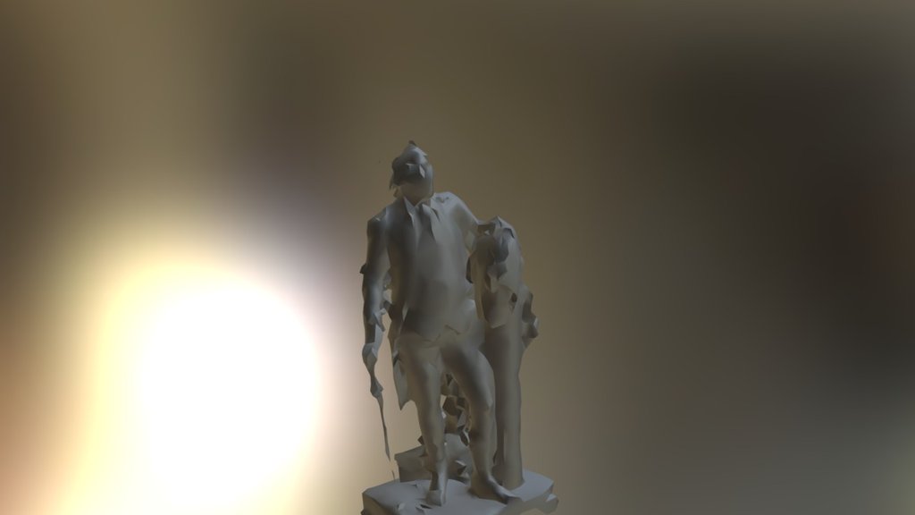 Washington Statue at UVA Download Free 3D model by