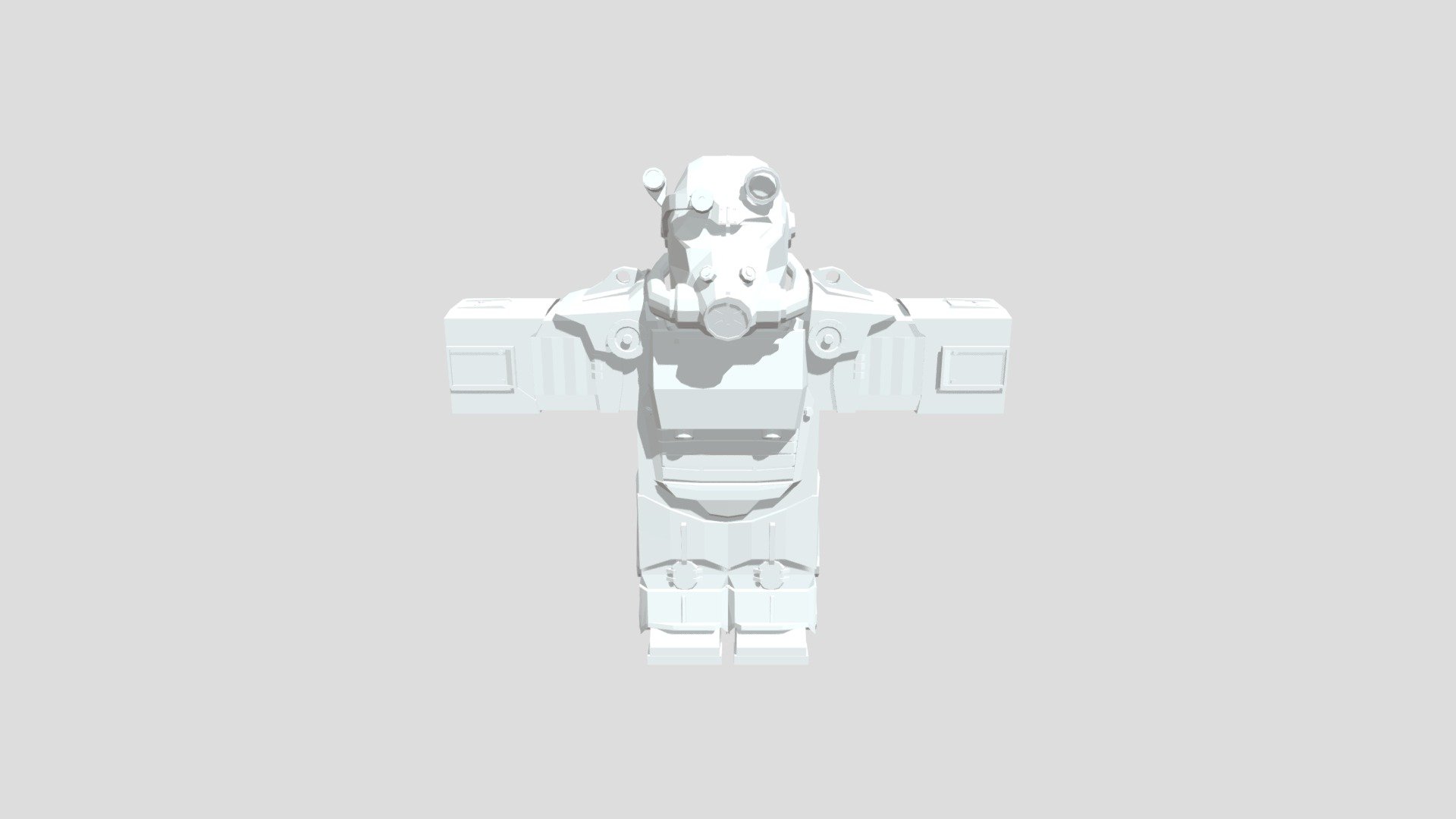 T45 Power Armor Unturned 3D model by k1lter (amelekhinvakhtang2001