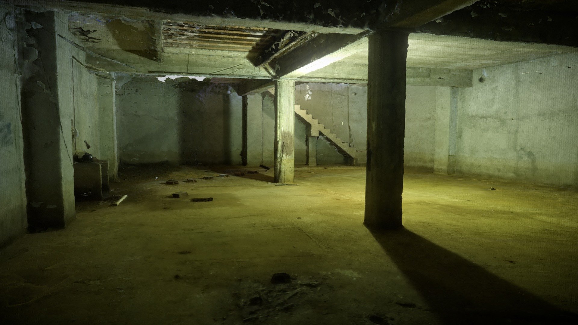 Scary Basement Interior photoscan Buy Royalty Free 3D model by tojek