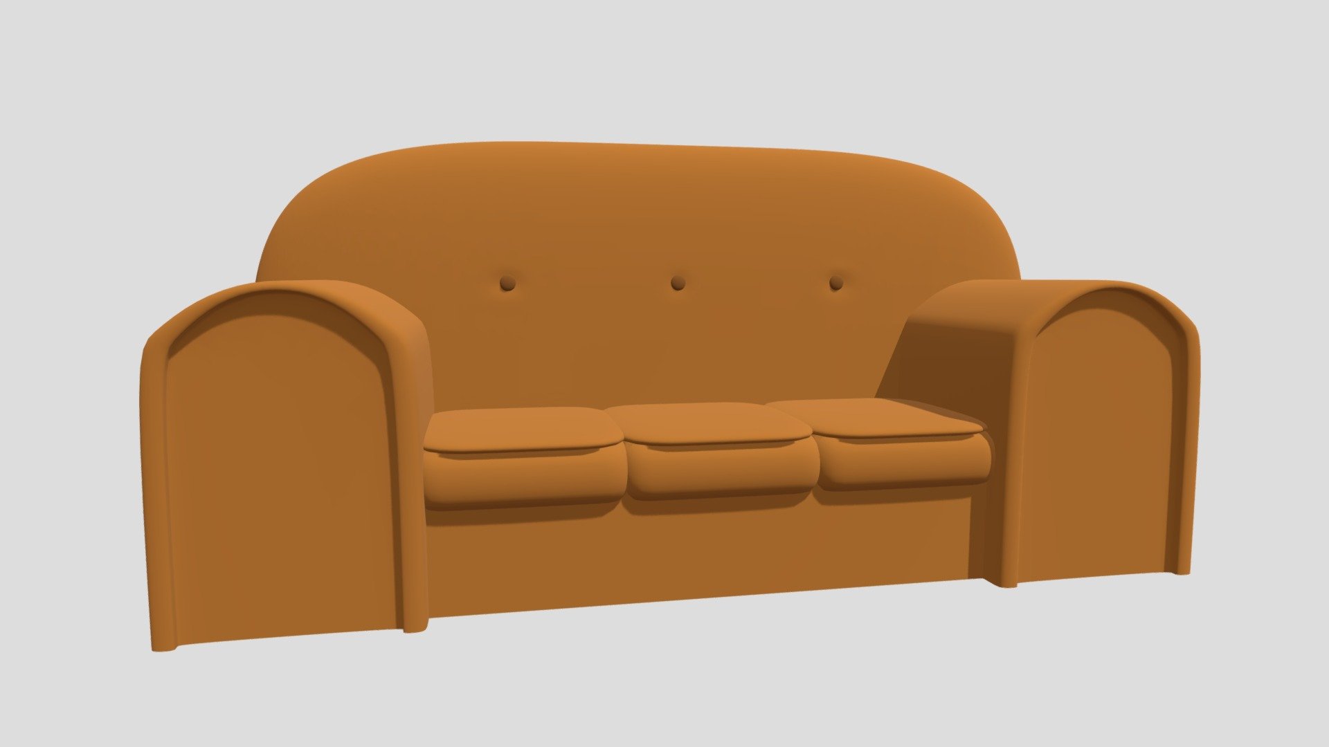 The Simpsons' Couch Download Free 3D model by JYModels [58fbded