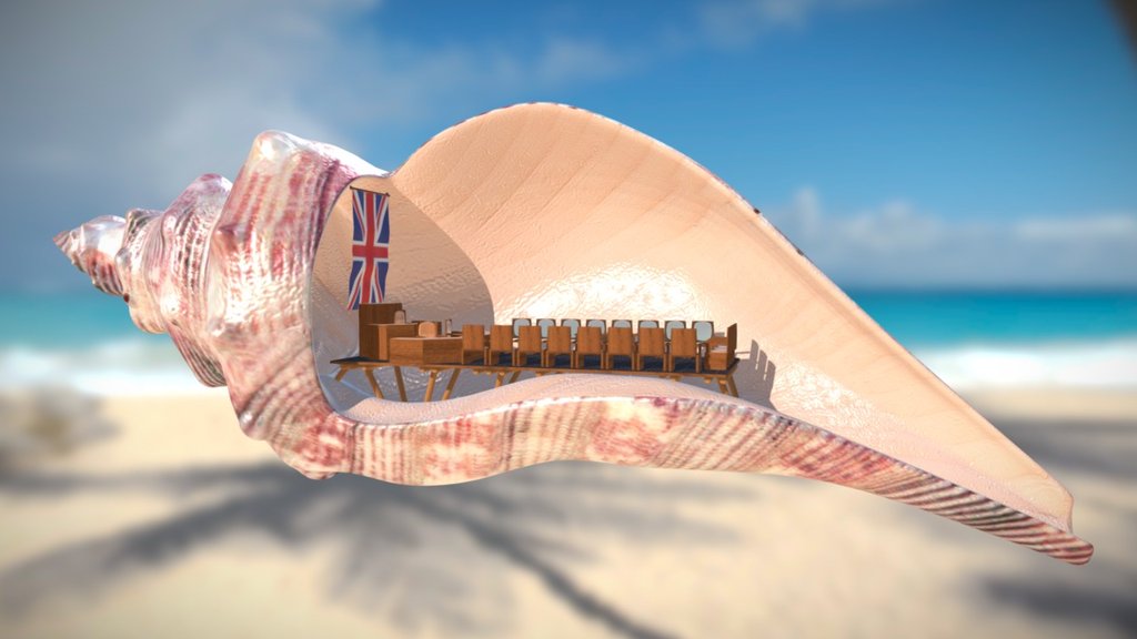 Conch Symbolism LOTF 3D model by sarahpalinslayer [61a1134] Sketchfab