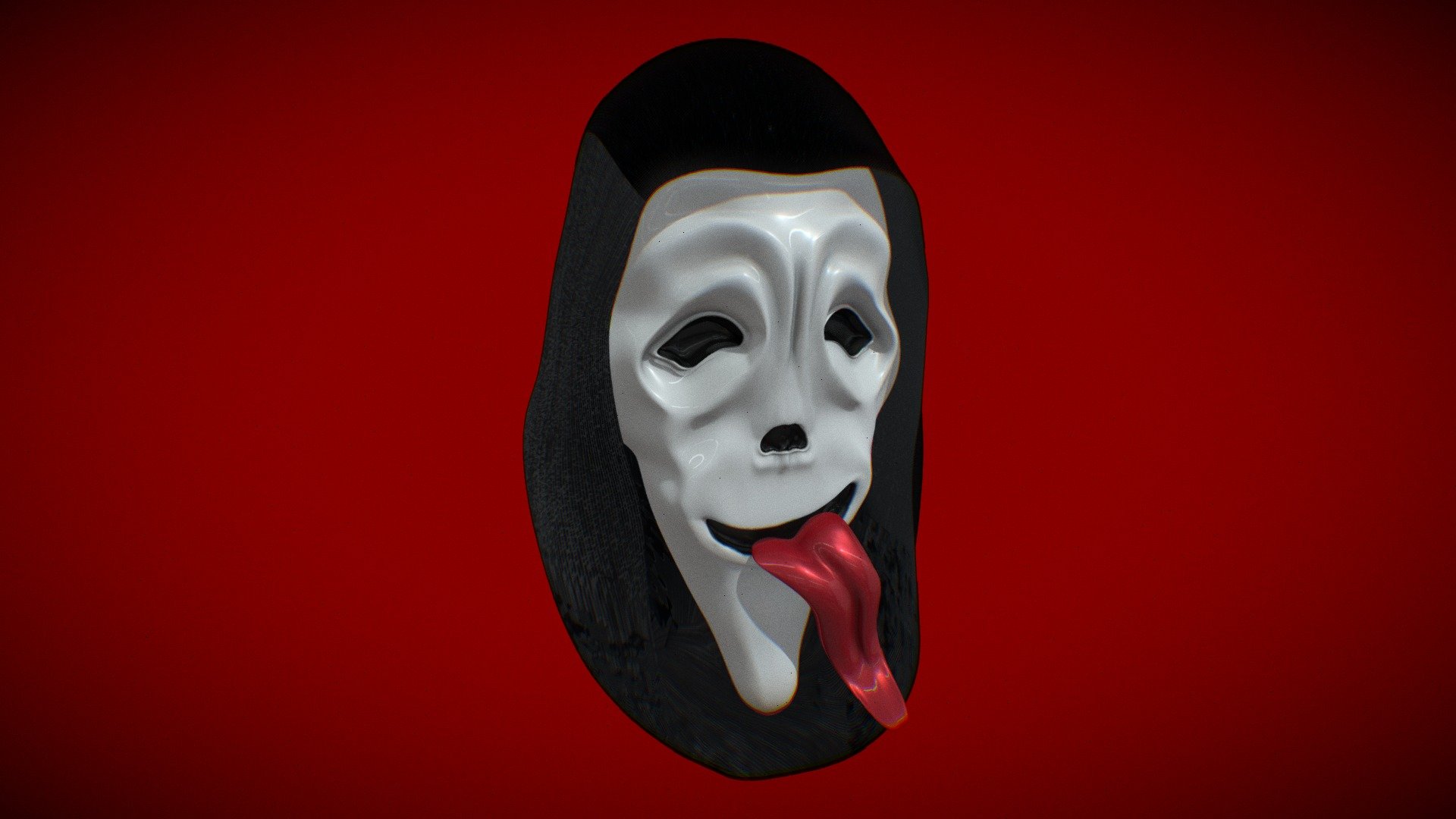 ghost face mask wasaaaaaaaaaaa xd 3D model by Dnot art3d