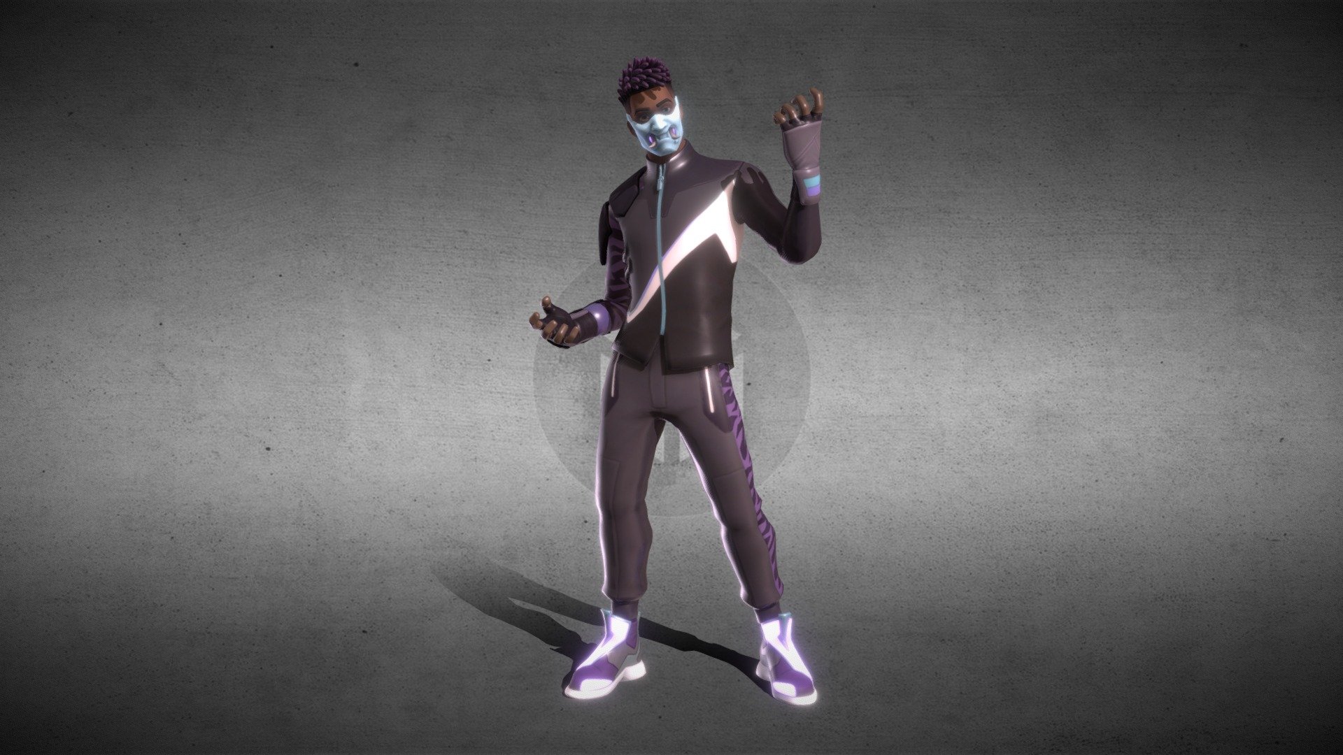 Fade Chapter 2, Season 3 BP Skin 2nd Style Download Free 3D model