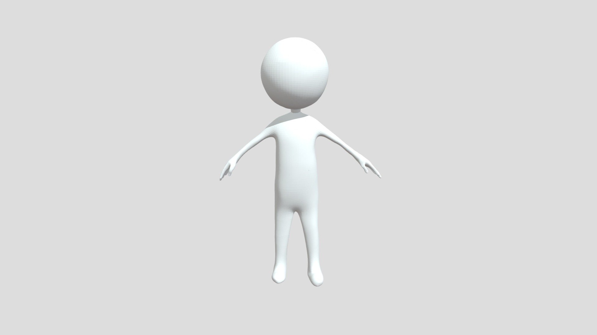 Stick man. (fully rigged) Download Free 3D model by maleeshapinsarafu [71ea78a] Sketchfab