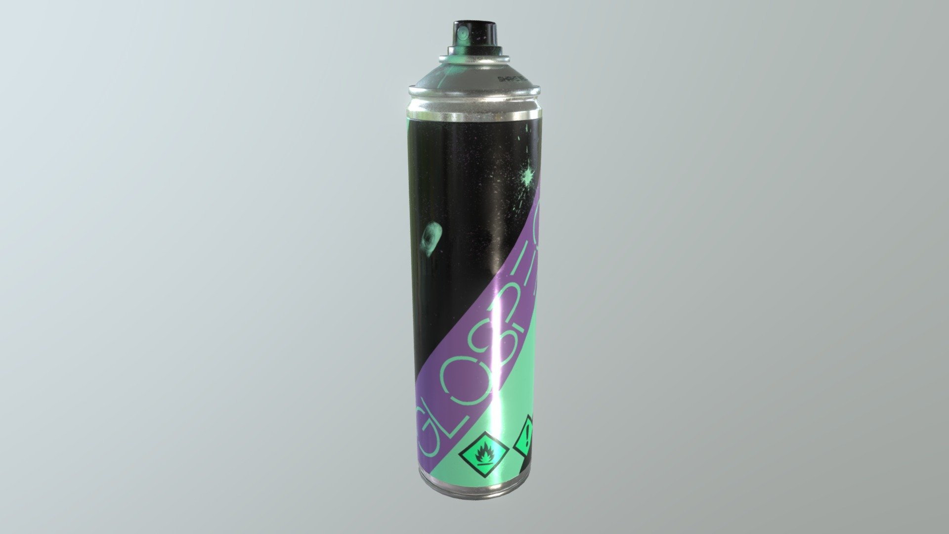 Spray Paint Can Download Free 3D model by Isuk [7223f97] Sketchfab