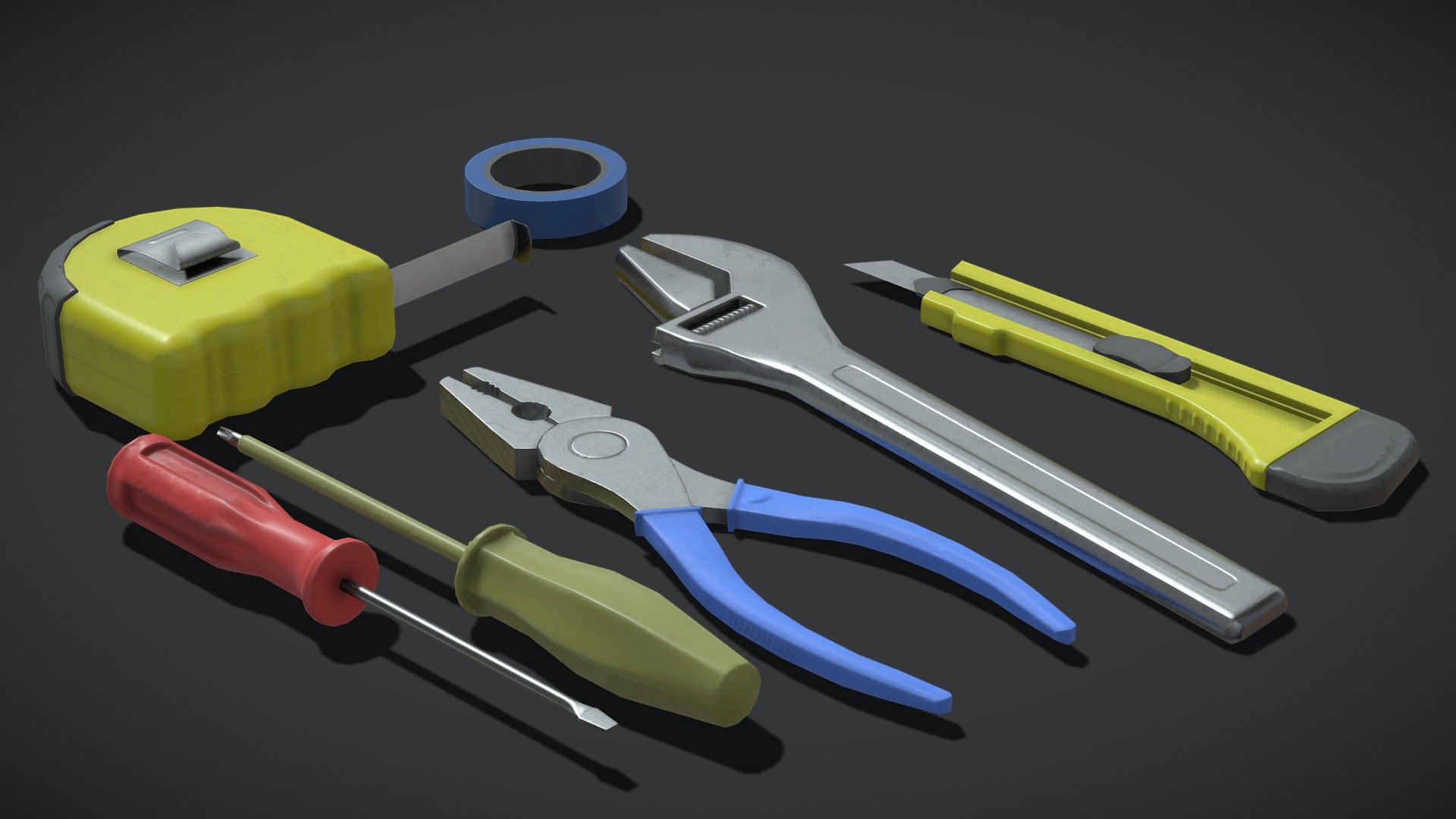 Tools Pack. Free Download Free 3D model by FelikinRuslan [751df61