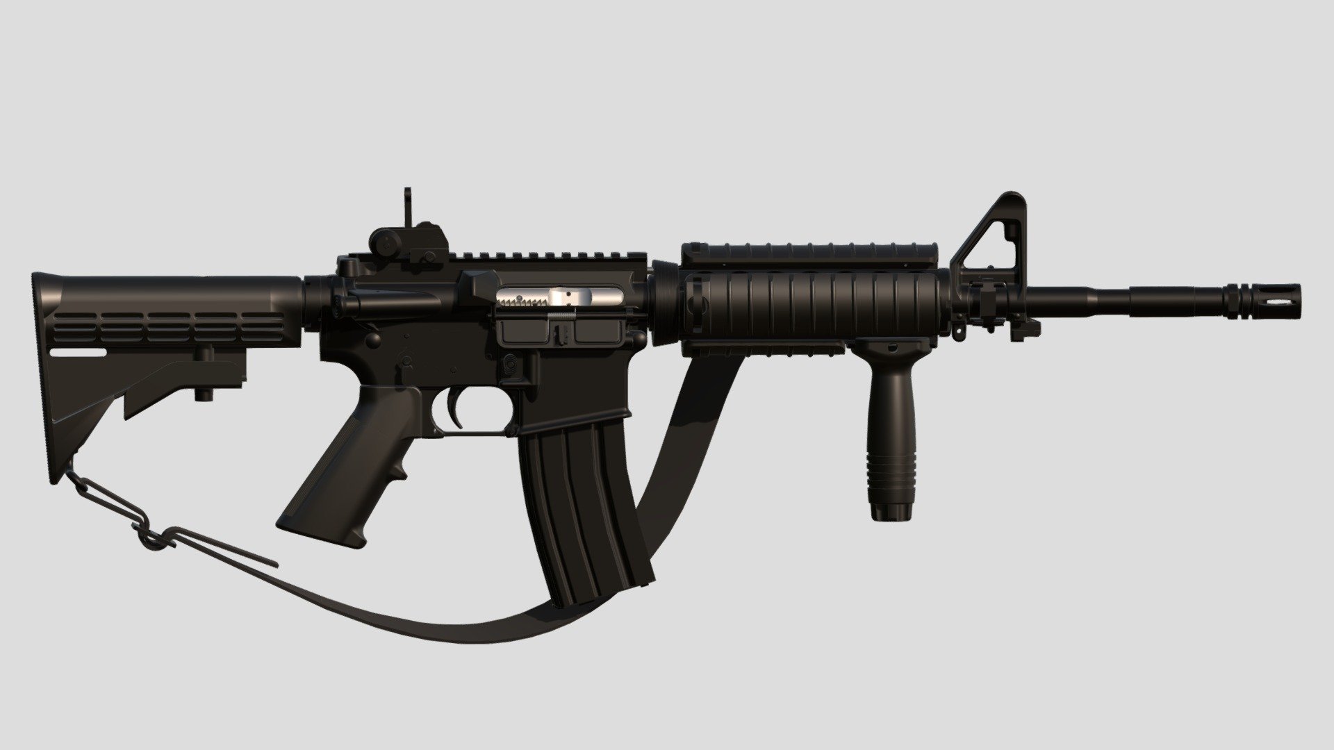 M4A1 01 FBX Download Free 3D model by Jeyhun1985 [7bca2cb] Sketchfab