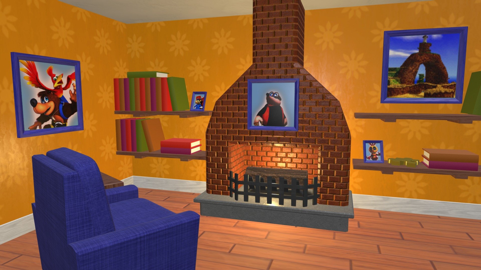 Banjo's House Download Free 3D model by JeanSébastien Bass